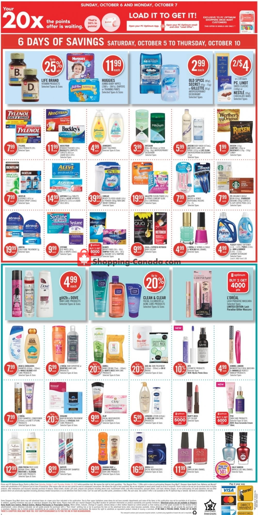 Shoppers Drug Mart flyer from Saturday October 5, 2019 to Thursday October 10, 2019 - page 19