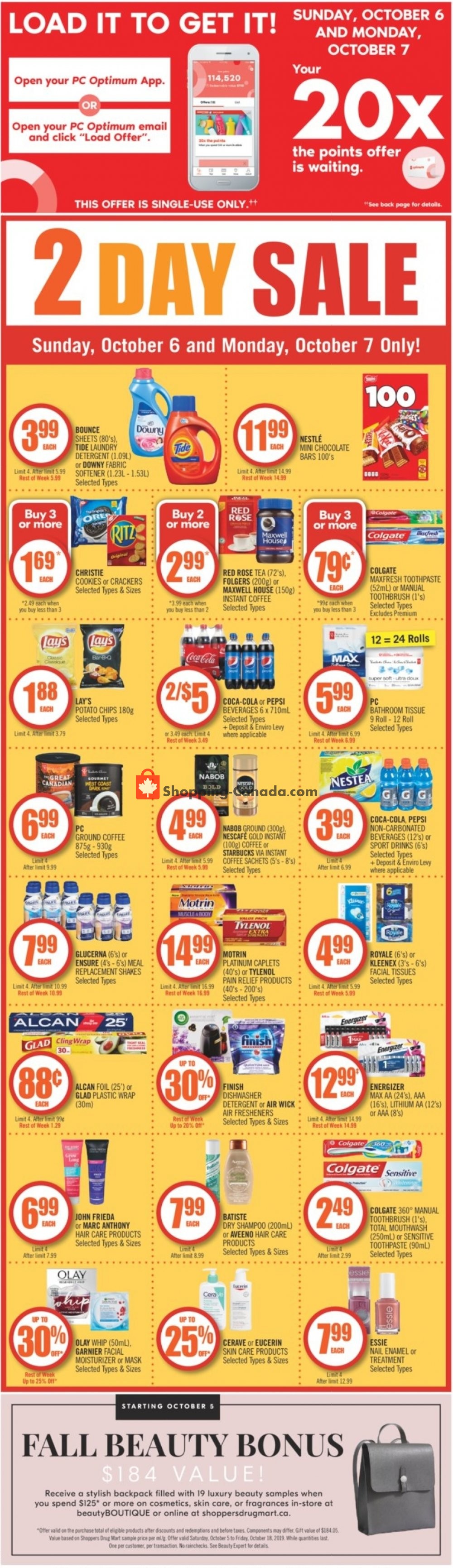 Shoppers Drug Mart flyer from Saturday October 5, 2019 to Thursday October 10, 2019 - page 3