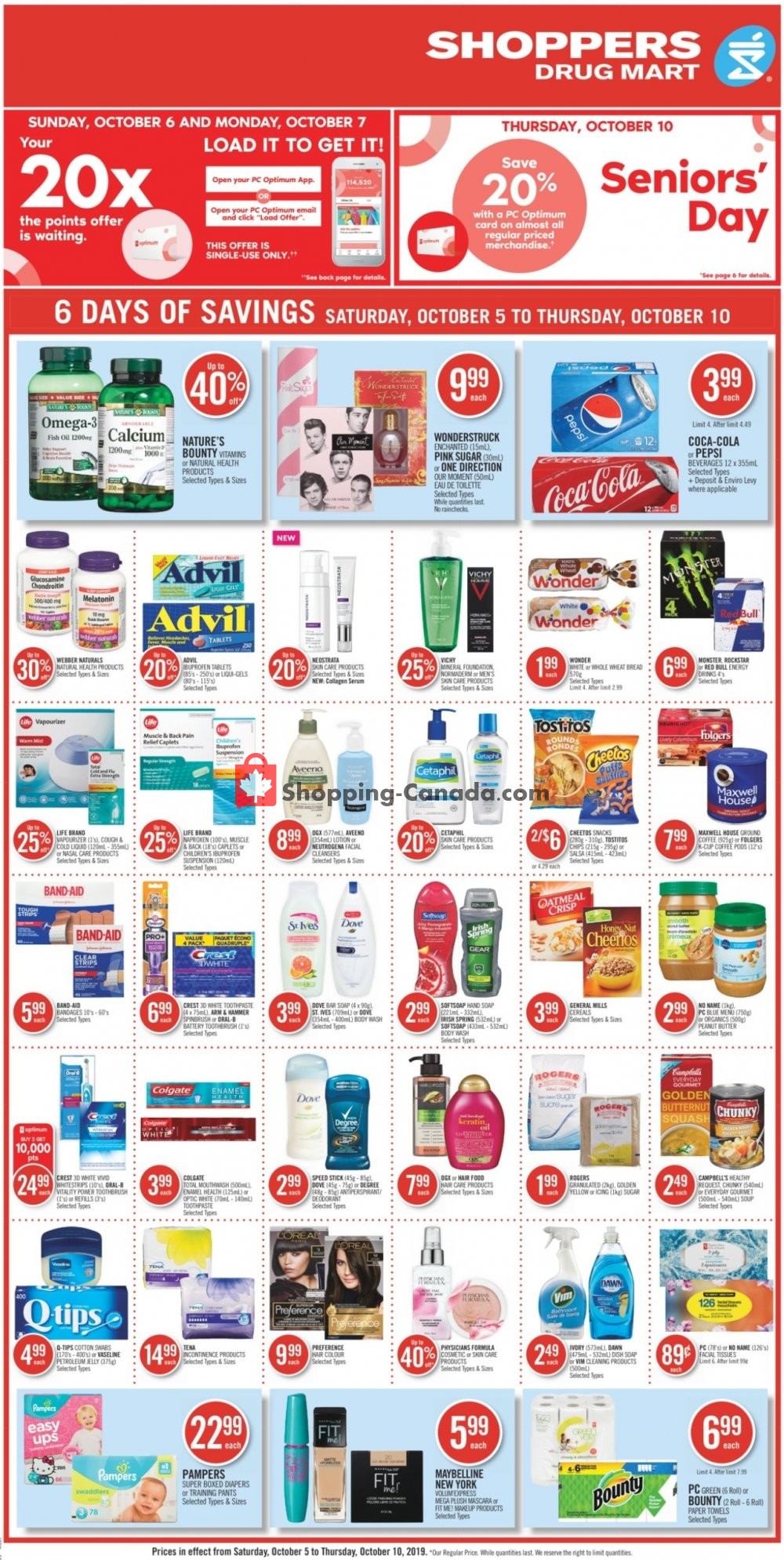 Shoppers Drug Mart flyer from Saturday October 5, 2019 to Thursday October 10, 2019 - page 5