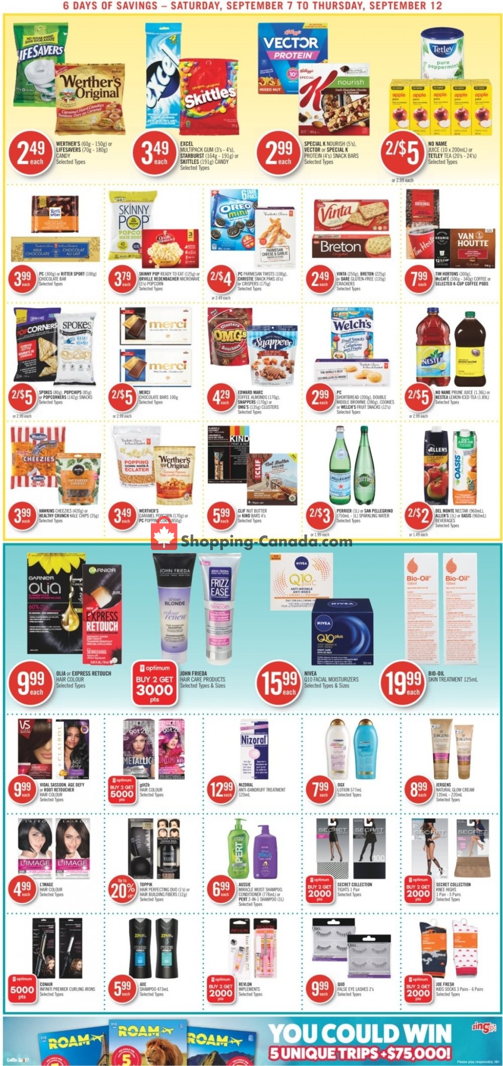 Shoppers Drug Mart flyer from Saturday September 7, 2019 to Thursday September 12, 2019 - page 15