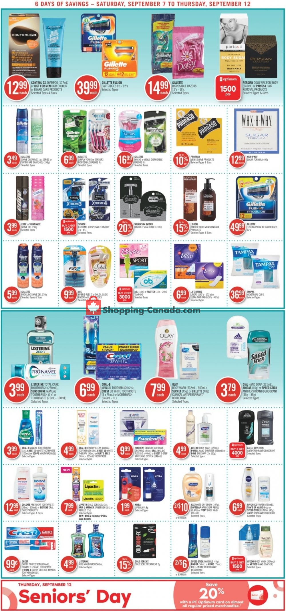 Shoppers Drug Mart flyer from Saturday September 7, 2019 to Thursday September 12, 2019 - page 17