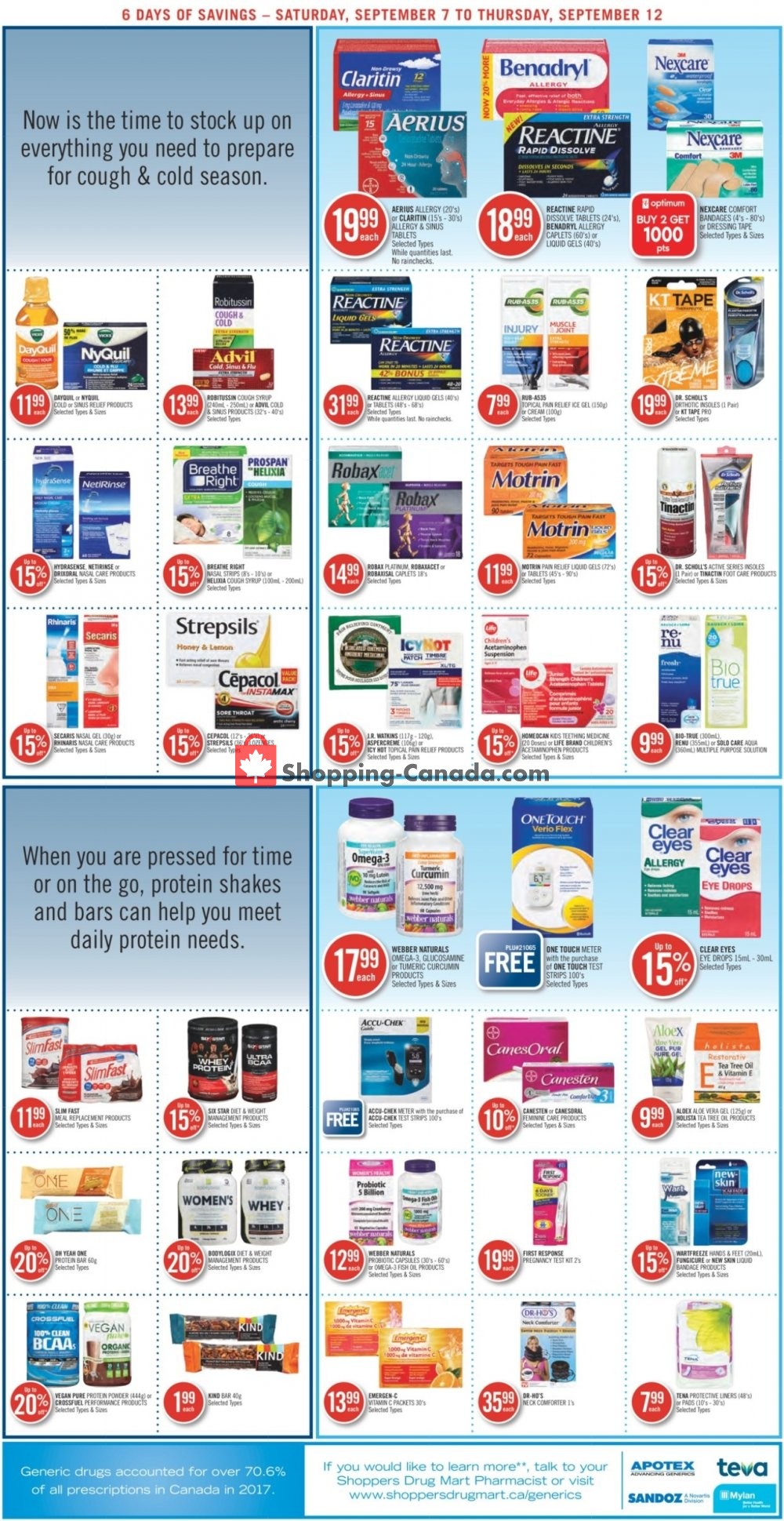 Shoppers Drug Mart flyer from Saturday September 7, 2019 to Thursday September 12, 2019 - page 6