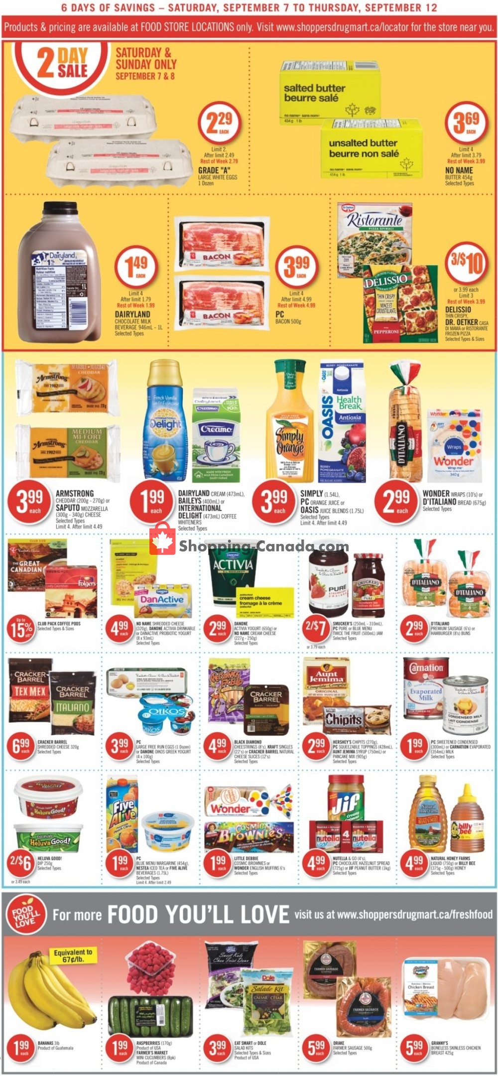Shoppers Drug Mart flyer from Saturday September 7, 2019 to Thursday September 12, 2019 - page 7