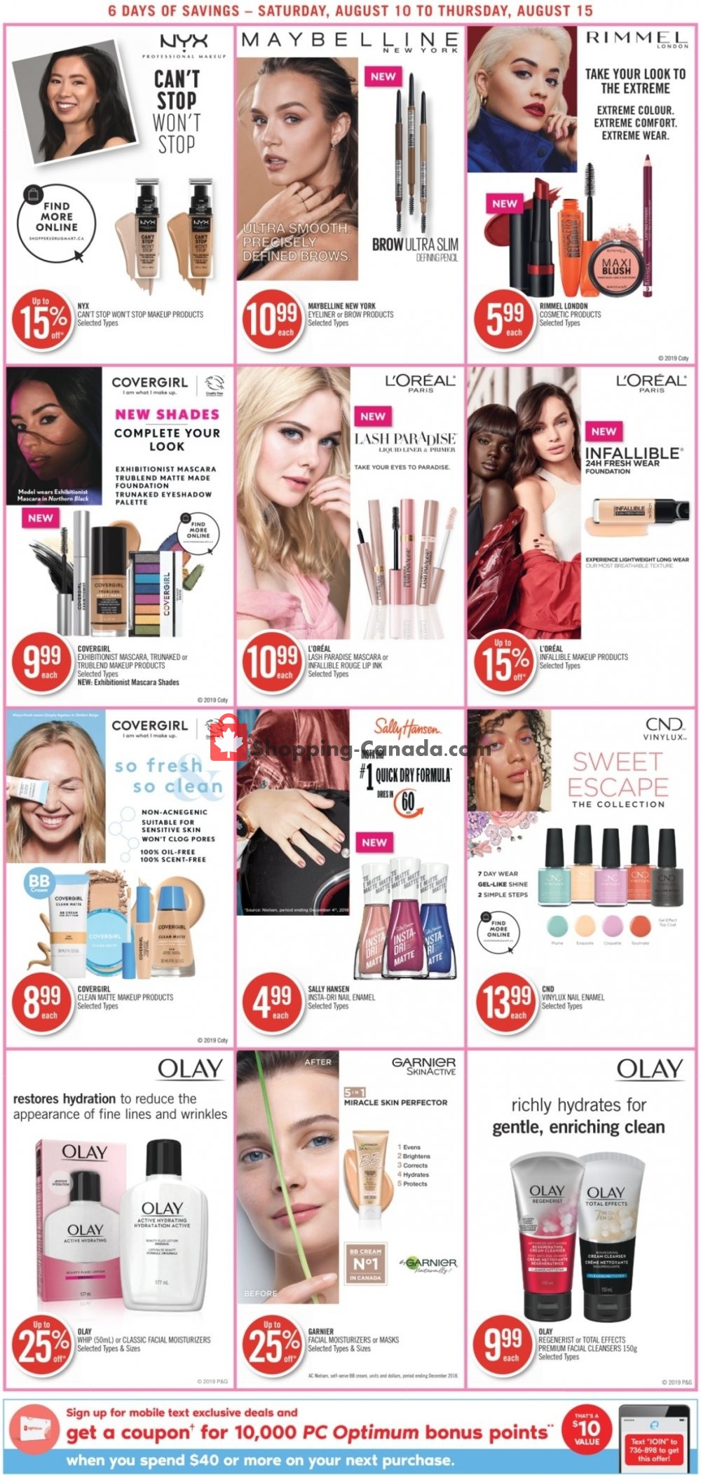Shoppers Drug Mart flyer from Saturday August 10, 2019 to Thursday August 15, 2019 - page 18