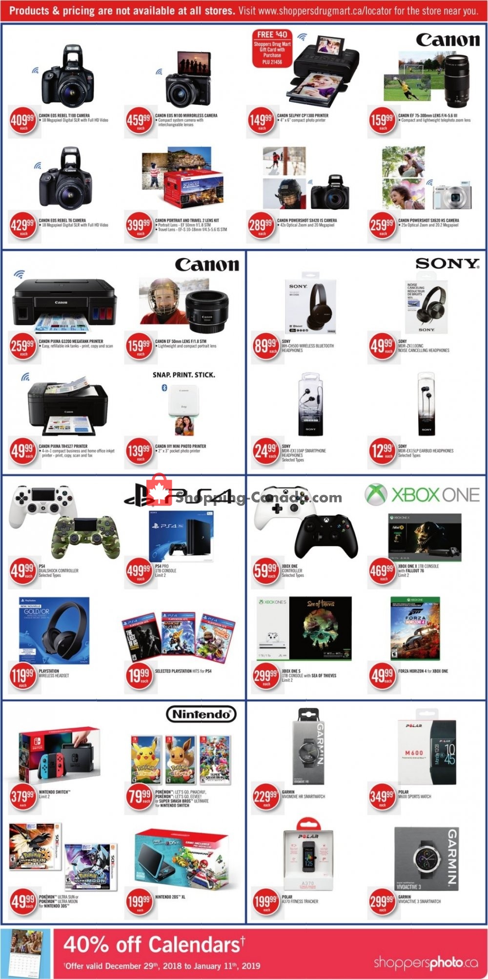 Shoppers Drug Mart flyer from Saturday December 29, 2018 to Friday January 4, 2019 - page 10