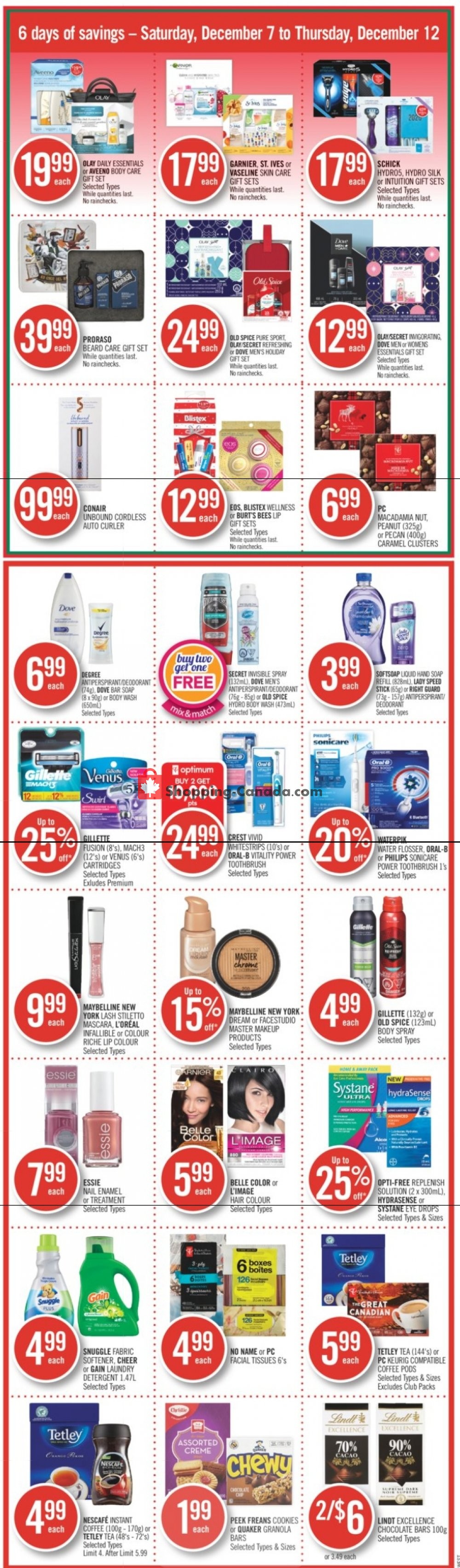 Shoppers Drug Mart flyer from Saturday December 7, 2019 to Thursday December 12, 2019 - page 2