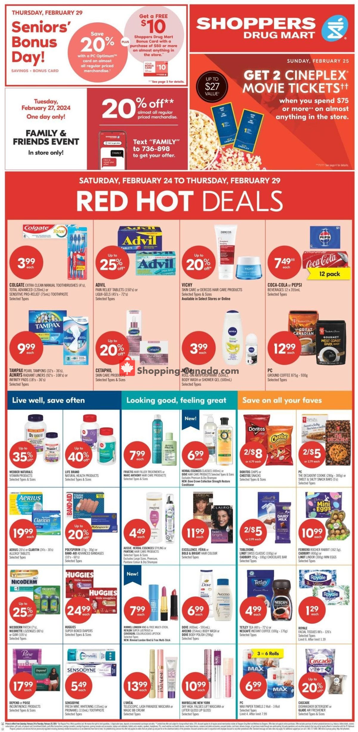 Shoppers Drug Mart flyer from Saturday February 24, 2024 to Thursday February 29, 2024 - page 2