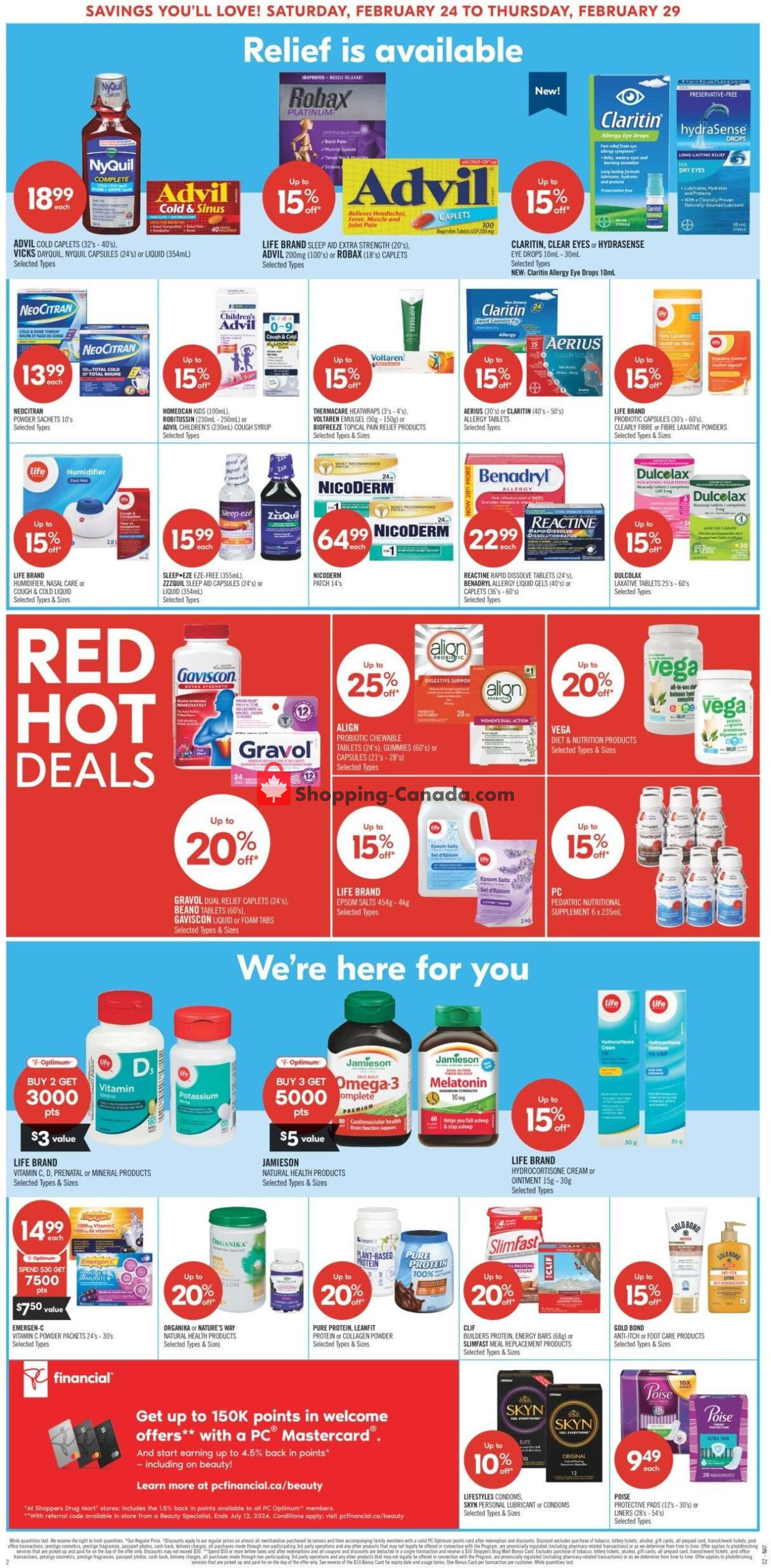 Shoppers Drug Mart flyer from Saturday February 24, 2024 to Thursday February 29, 2024 - page 4