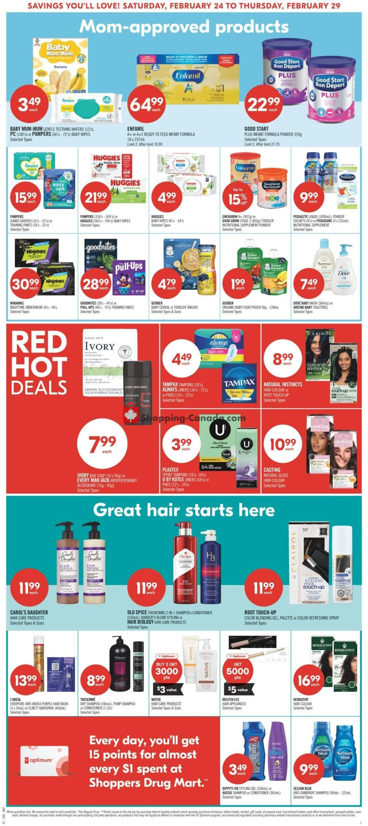 Shoppers Drug Mart flyer from Saturday February 24, 2024 to Thursday February 29, 2024 - page 5