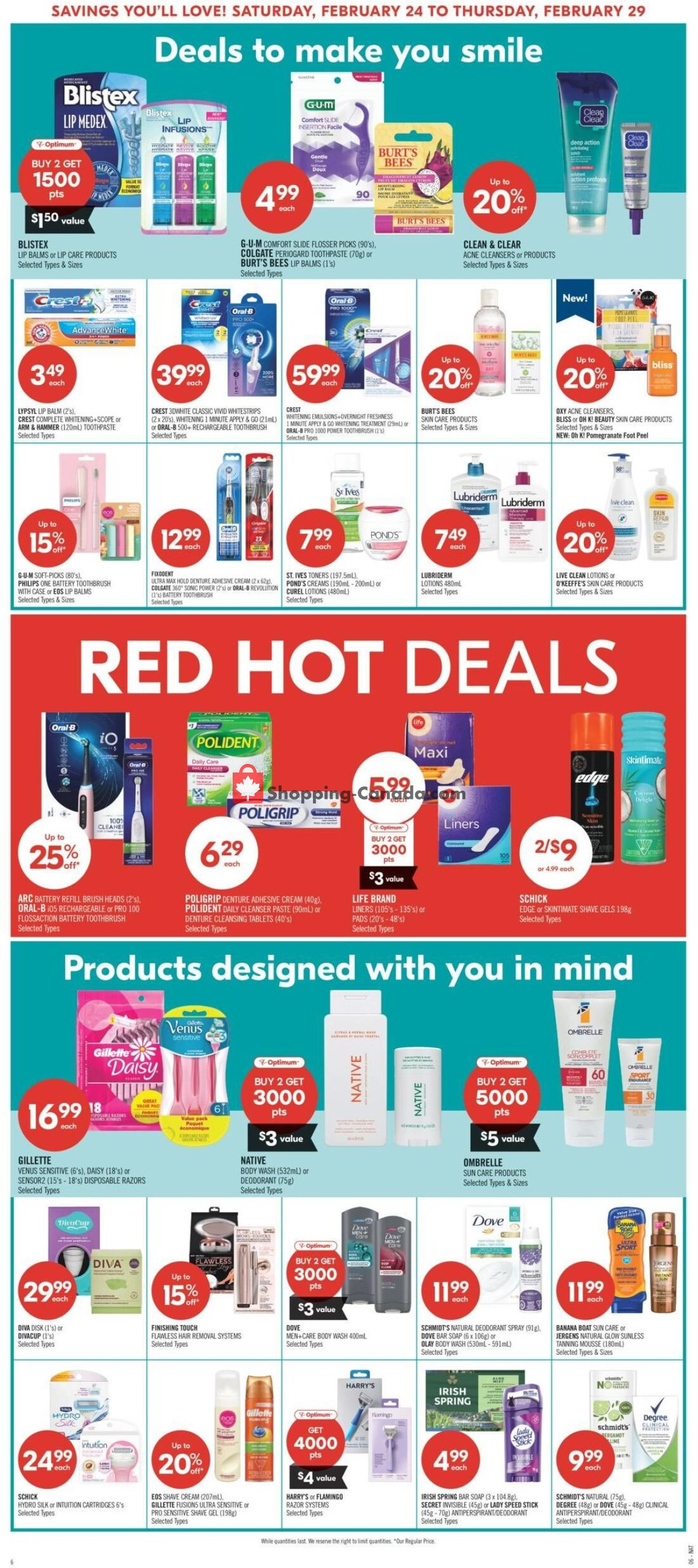 Shoppers Drug Mart flyer from Saturday February 24, 2024 to Thursday February 29, 2024 - page 8