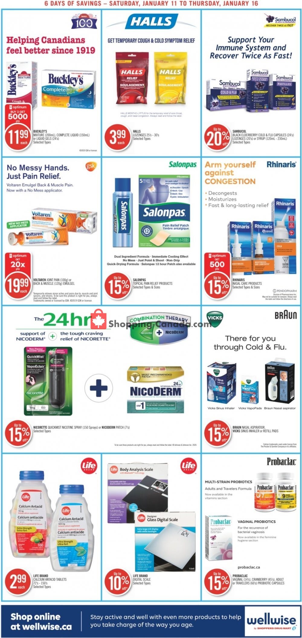 Shoppers Drug Mart flyer from Saturday January 11, 2020 to Thursday January 16, 2020 - page 16