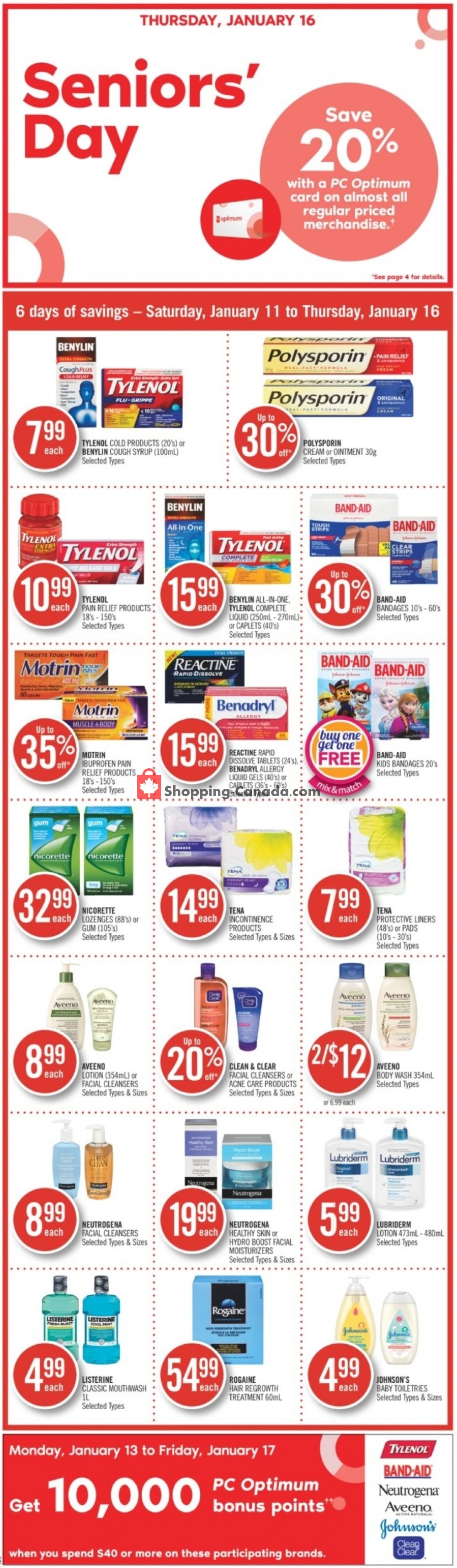 Shoppers Drug Mart flyer from Saturday January 11, 2020 to Thursday January 16, 2020 - page 3
