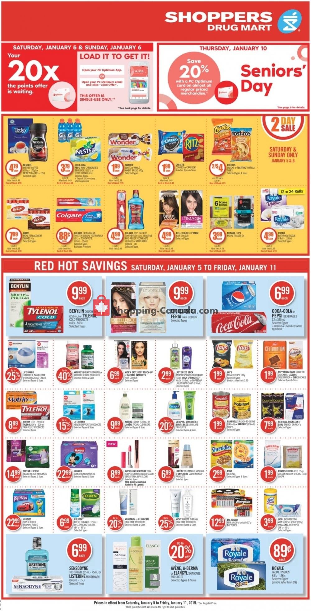 Shoppers Drug Mart flyer from Saturday January 5, 2019 to Friday January 11, 2019 - page 3