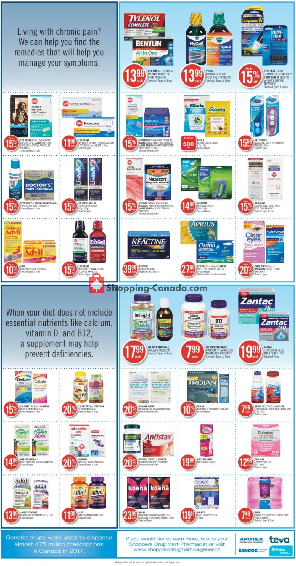Shoppers Drug Mart flyer from Saturday January 5, 2019 to Friday January 11, 2019 - page 4