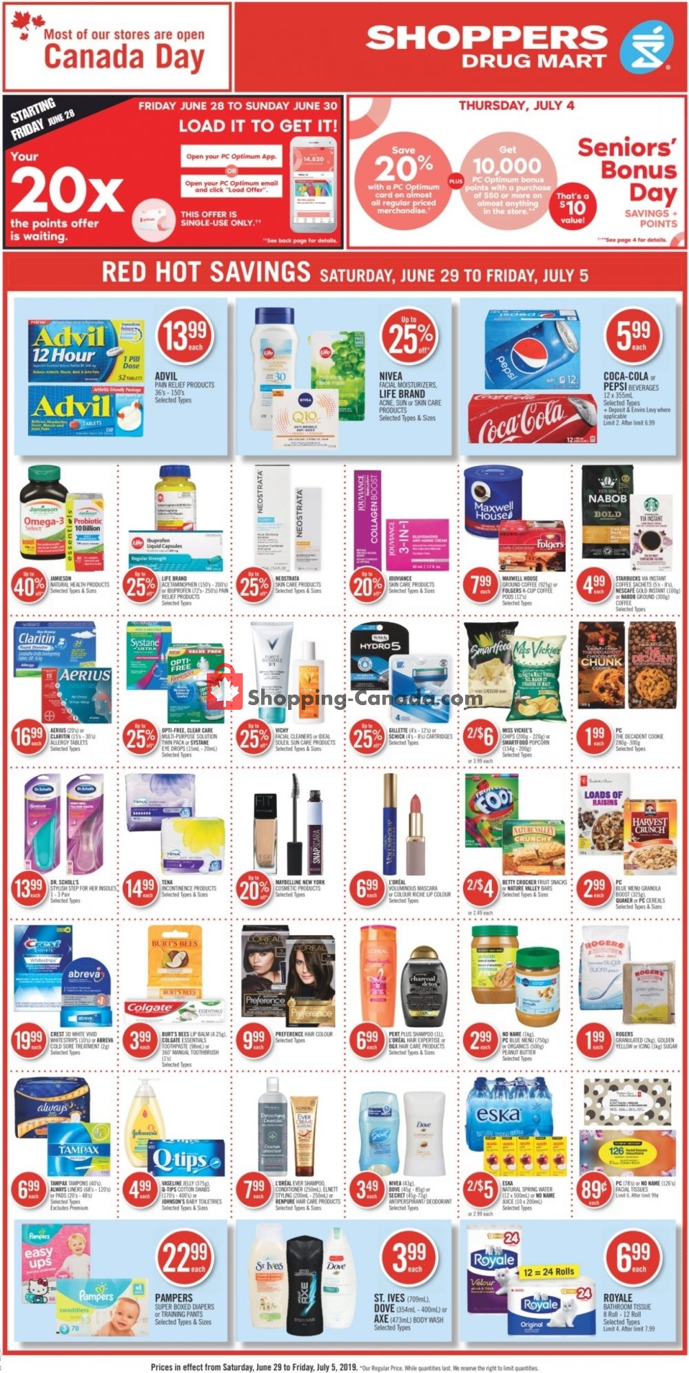 Shoppers Drug Mart flyer from Saturday June 29, 2019 to Friday July 5, 2019 - page 3