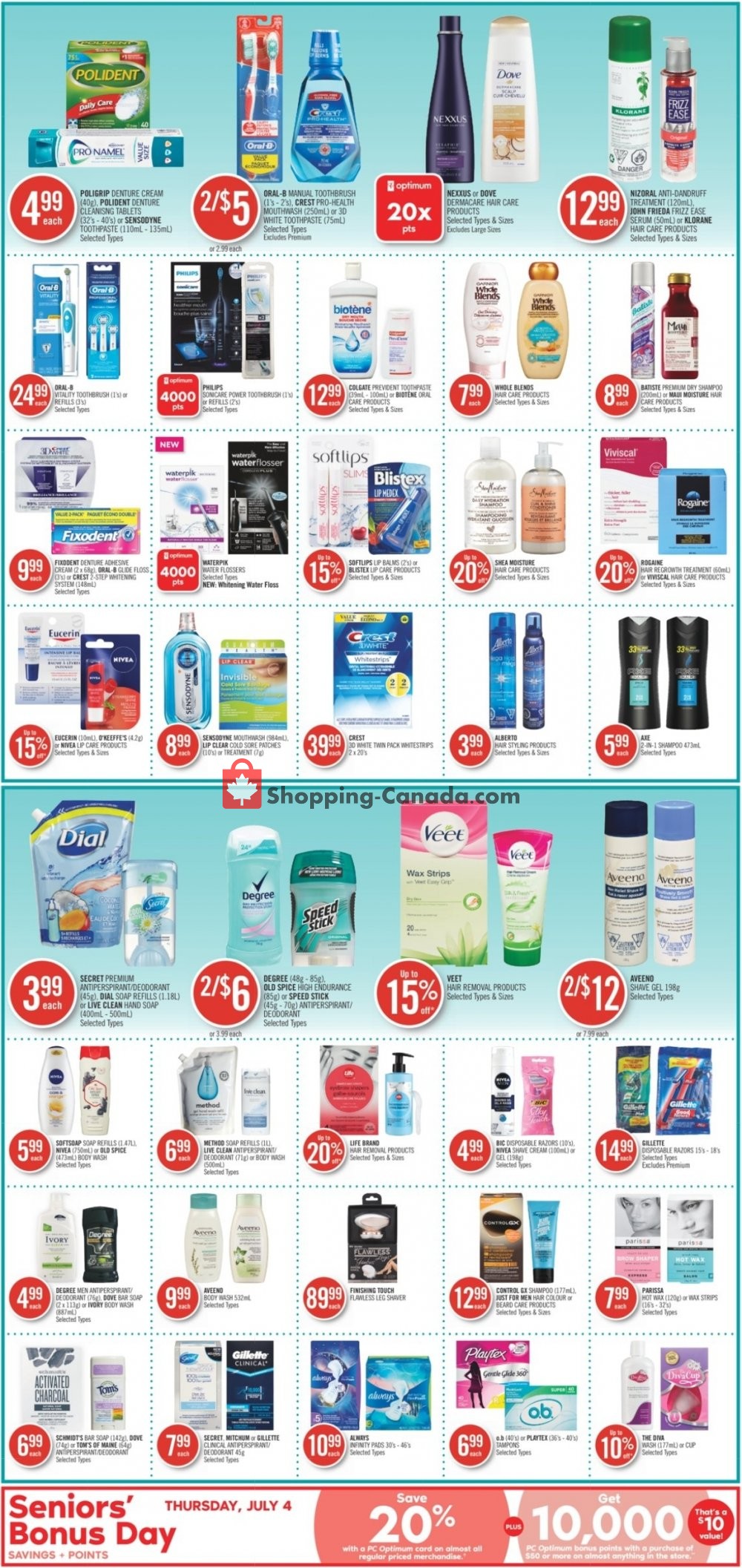 Shoppers Drug Mart flyer from Saturday June 29, 2019 to Friday July 5, 2019 - page 6