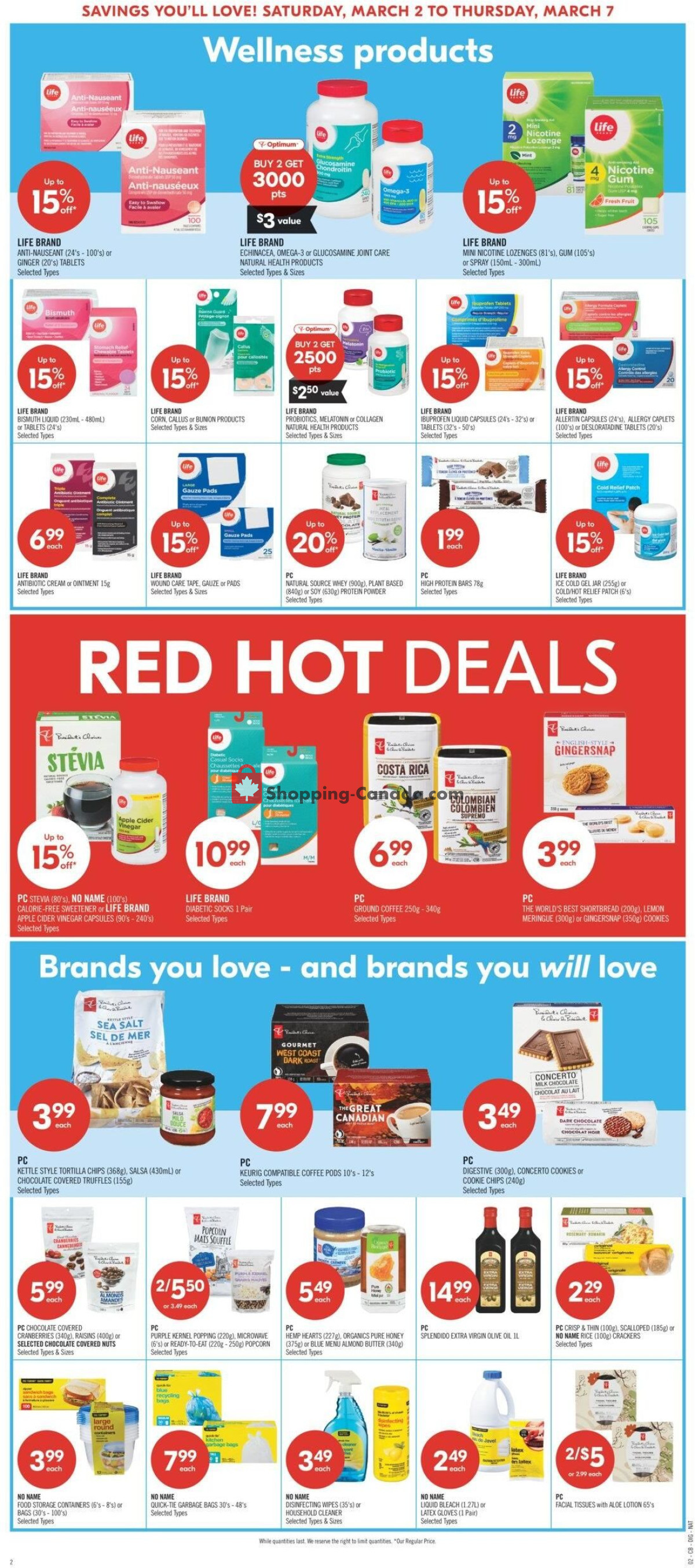 Shoppers Drug Mart flyer from Saturday March 2, 2024 to Thursday March 7, 2024 - page 14