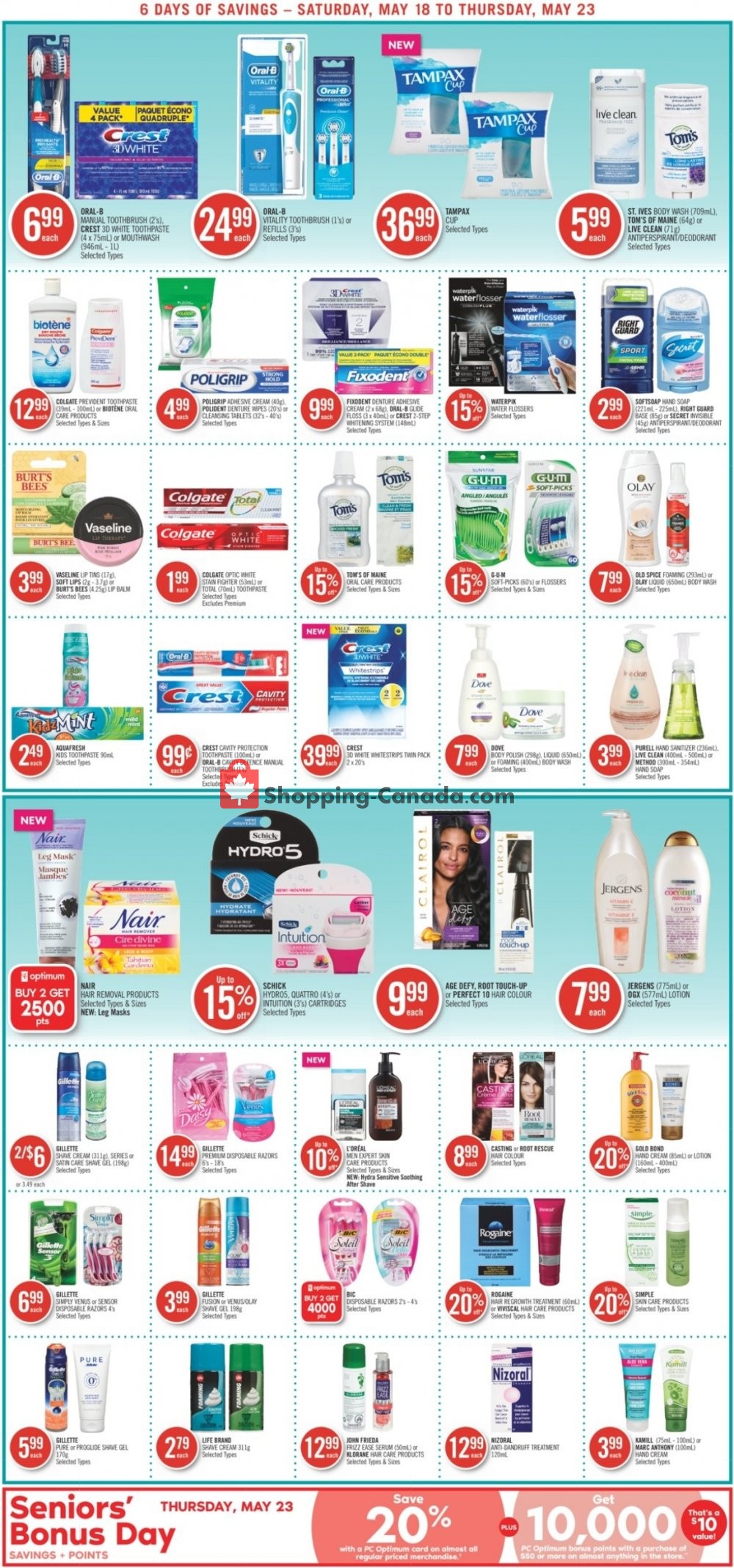 Shoppers Drug Mart flyer from Saturday May 18, 2019 to Thursday May 23, 2019 - page 10