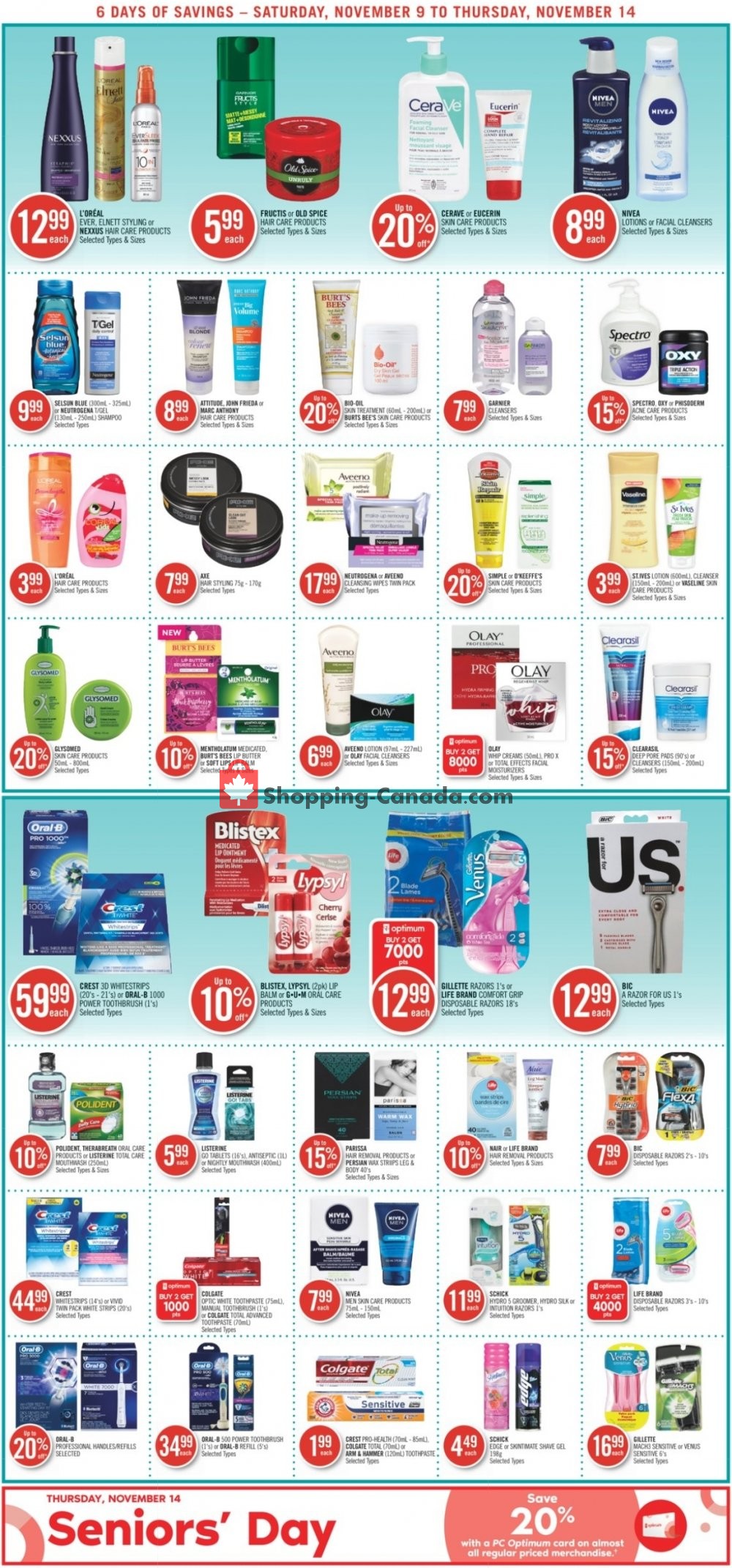 Shoppers Drug Mart flyer from Saturday November 9, 2019 to Thursday November 14, 2019 - page 15