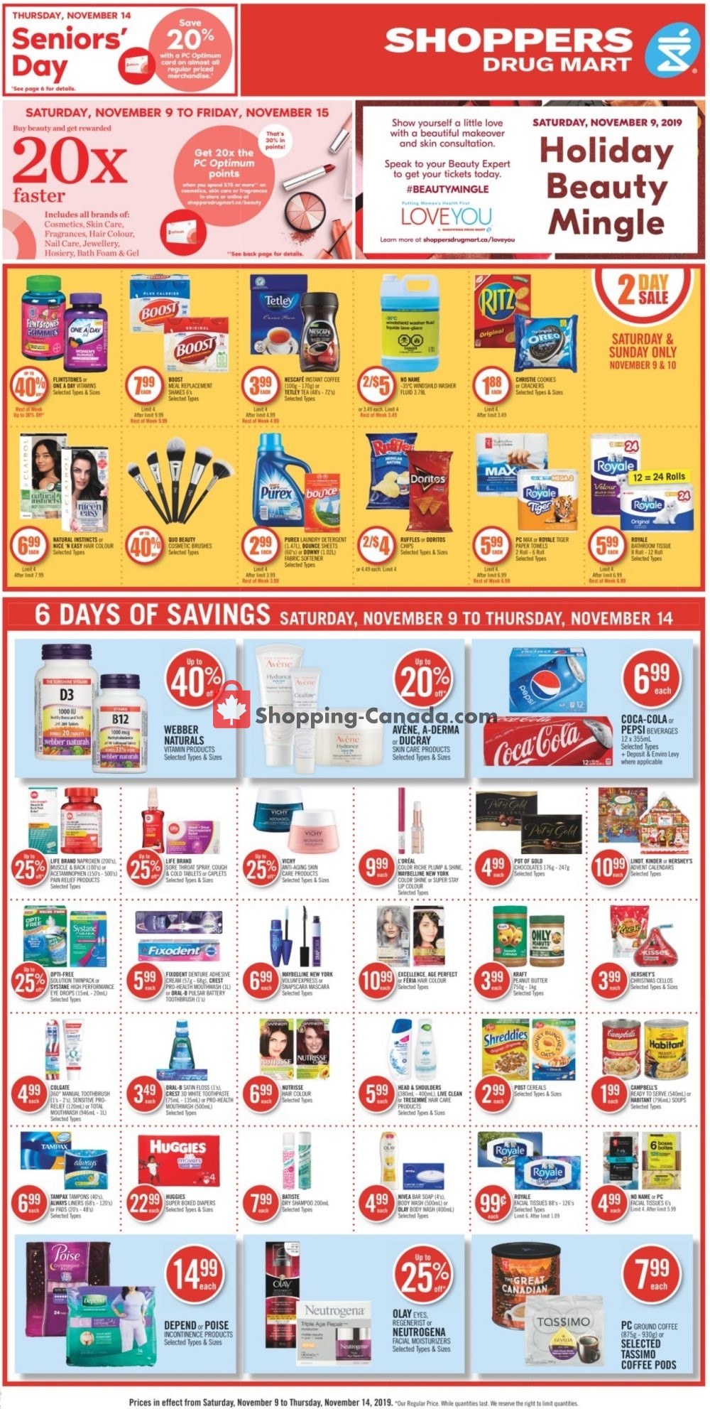 Shoppers Drug Mart flyer from Saturday November 9, 2019 to Thursday November 14, 2019 - page 3