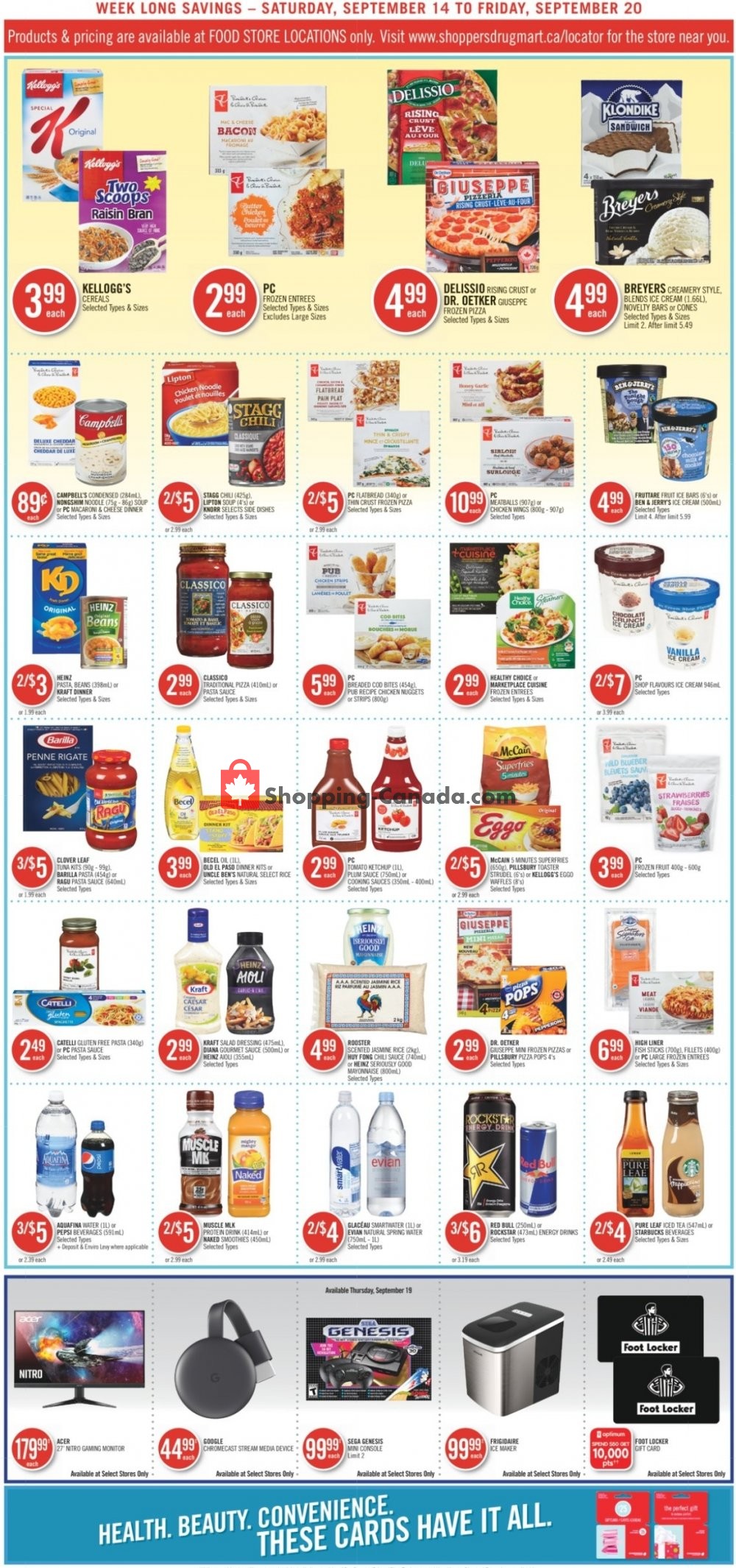 Shoppers Drug Mart flyer from Saturday September 14, 2019 to Friday September 20, 2019 - page 14