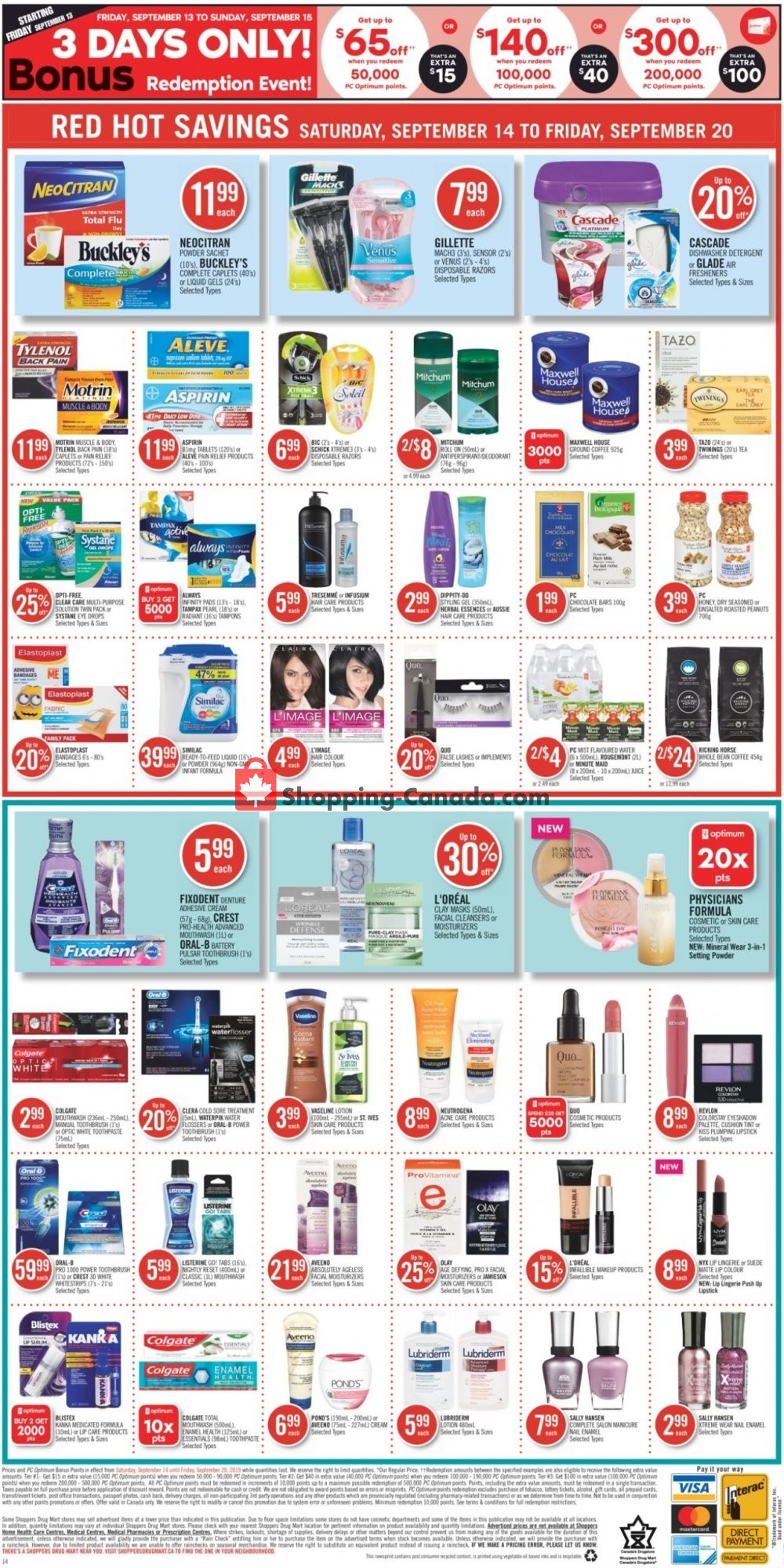 Shoppers Drug Mart flyer from Saturday September 14, 2019 to Friday September 20, 2019 - page 24