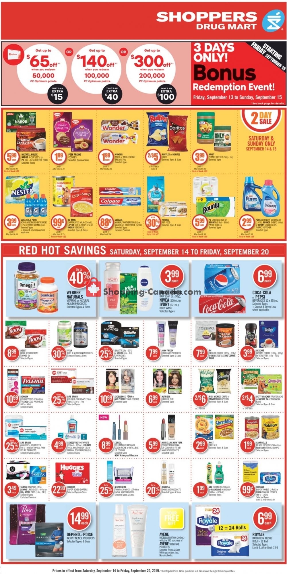 Shoppers Drug Mart flyer from Saturday September 14, 2019 to Friday September 20, 2019 - page 5