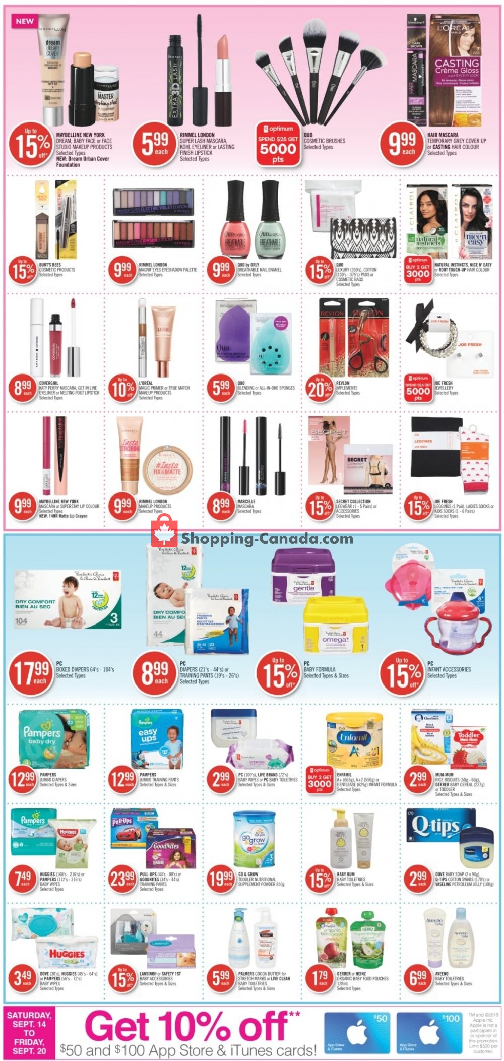 Shoppers Drug Mart flyer from Saturday September 14, 2019 to Friday September 20, 2019 - page 7