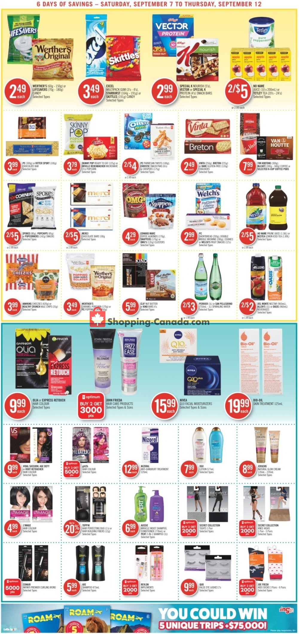 Shoppers Drug Mart flyer from Saturday September 7, 2019 to Thursday September 12, 2019 - page 15