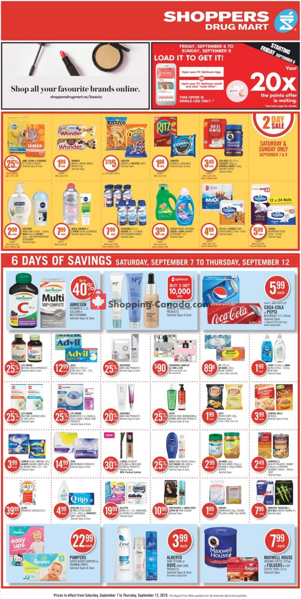 Shoppers Drug Mart flyer from Saturday September 7, 2019 to Thursday September 12, 2019 - page 5