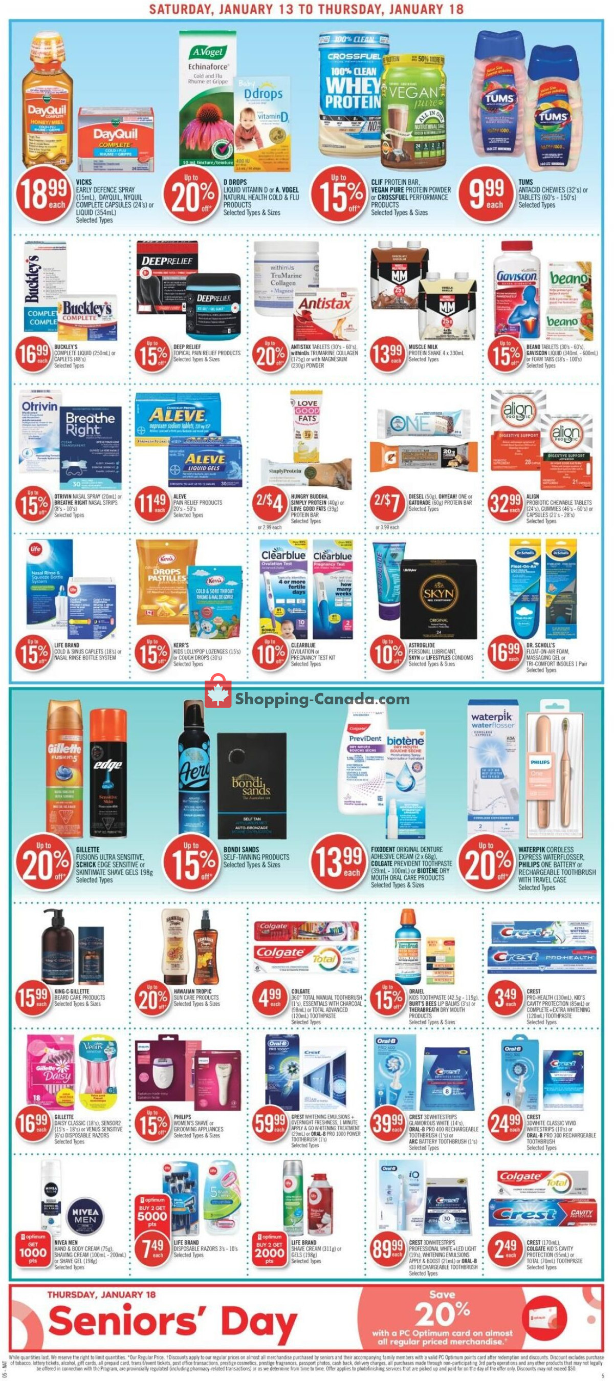 Shoppers Drug Mart flyer from Saturday January 13, 2024 to Thursday January 18, 2024 - page 14