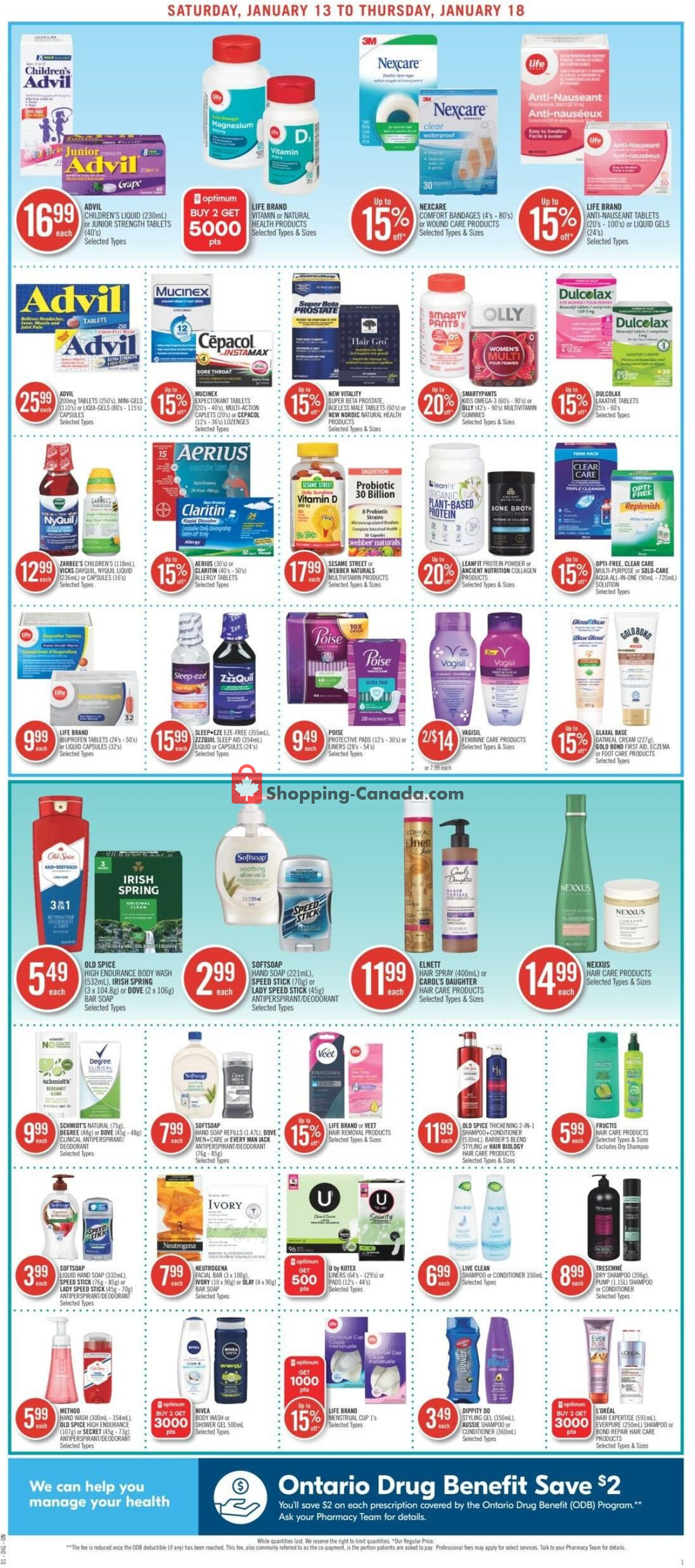 Shoppers Drug Mart flyer from Saturday January 13, 2024 to Thursday January 18, 2024 - page 3