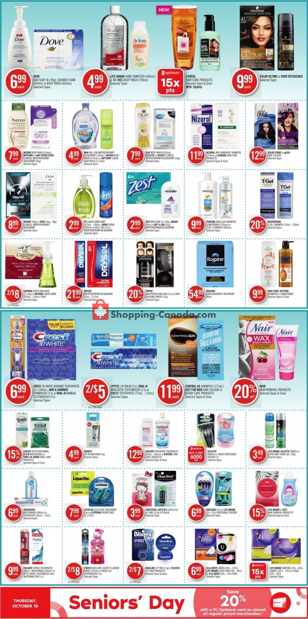 Shoppers Drug Mart flyer from Saturday October 13, 2018 to Friday October 19, 2018 - page 13