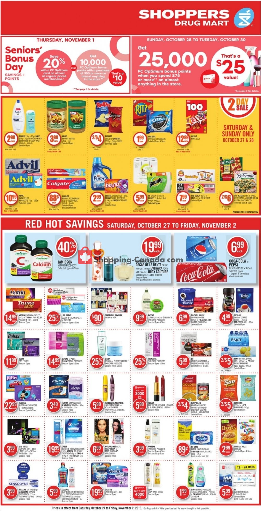 Shoppers Drug Mart flyer from Saturday October 27, 2018 to Friday November 2, 2018 - page 2