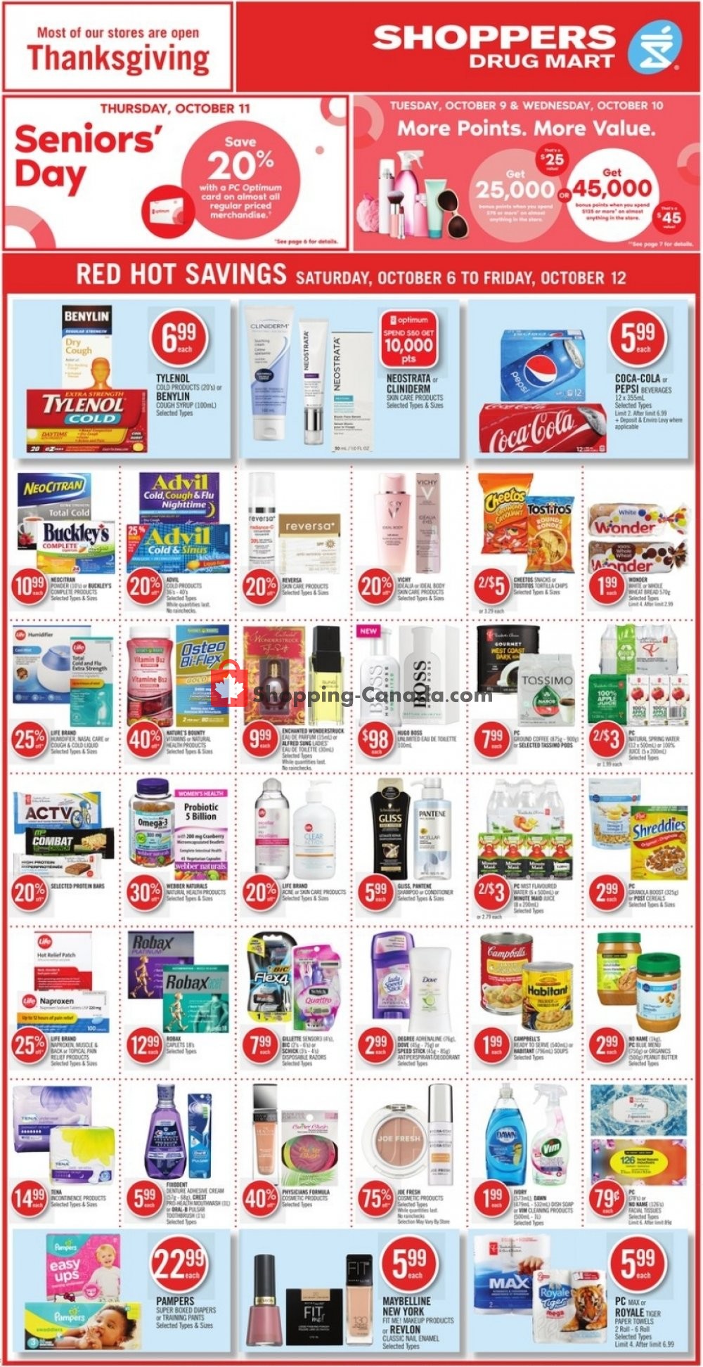 Shoppers Drug Mart flyer from Saturday October 6, 2018 to Friday October 12, 2018 - page 3