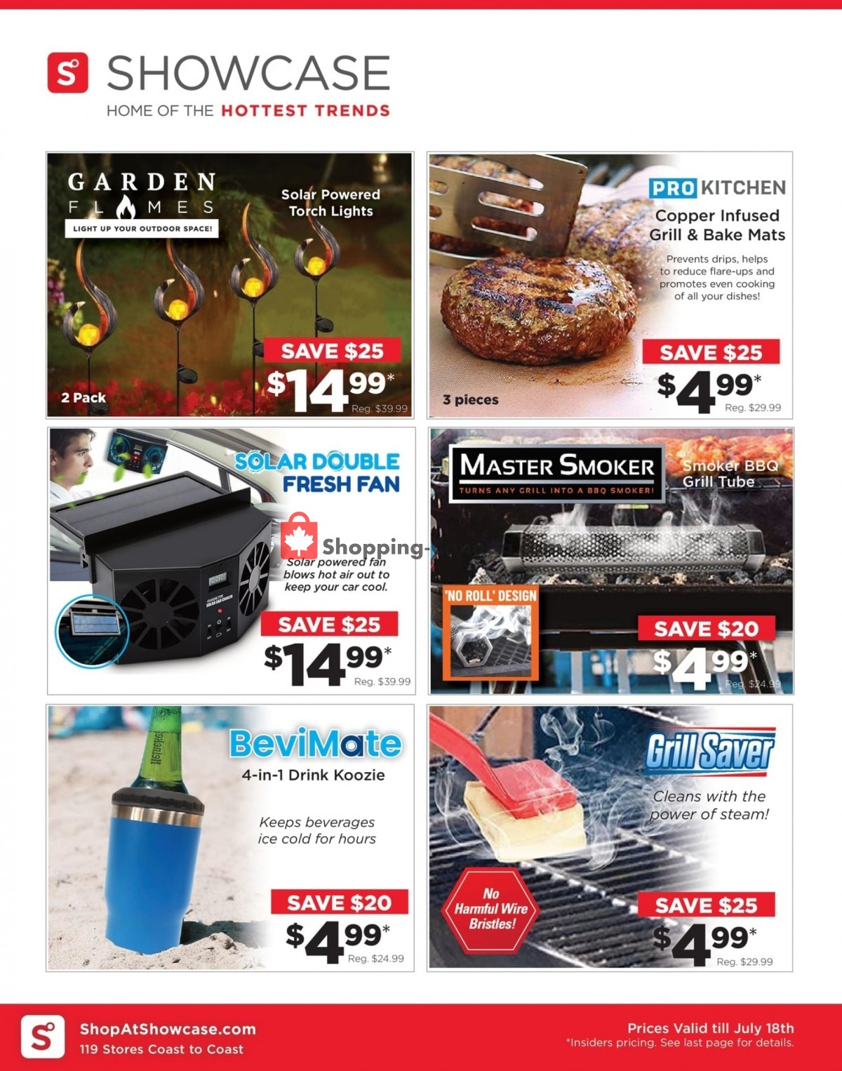 Showcase flyer from Thursday July 15, 2021 to Thursday July 22, 2021 - page 1