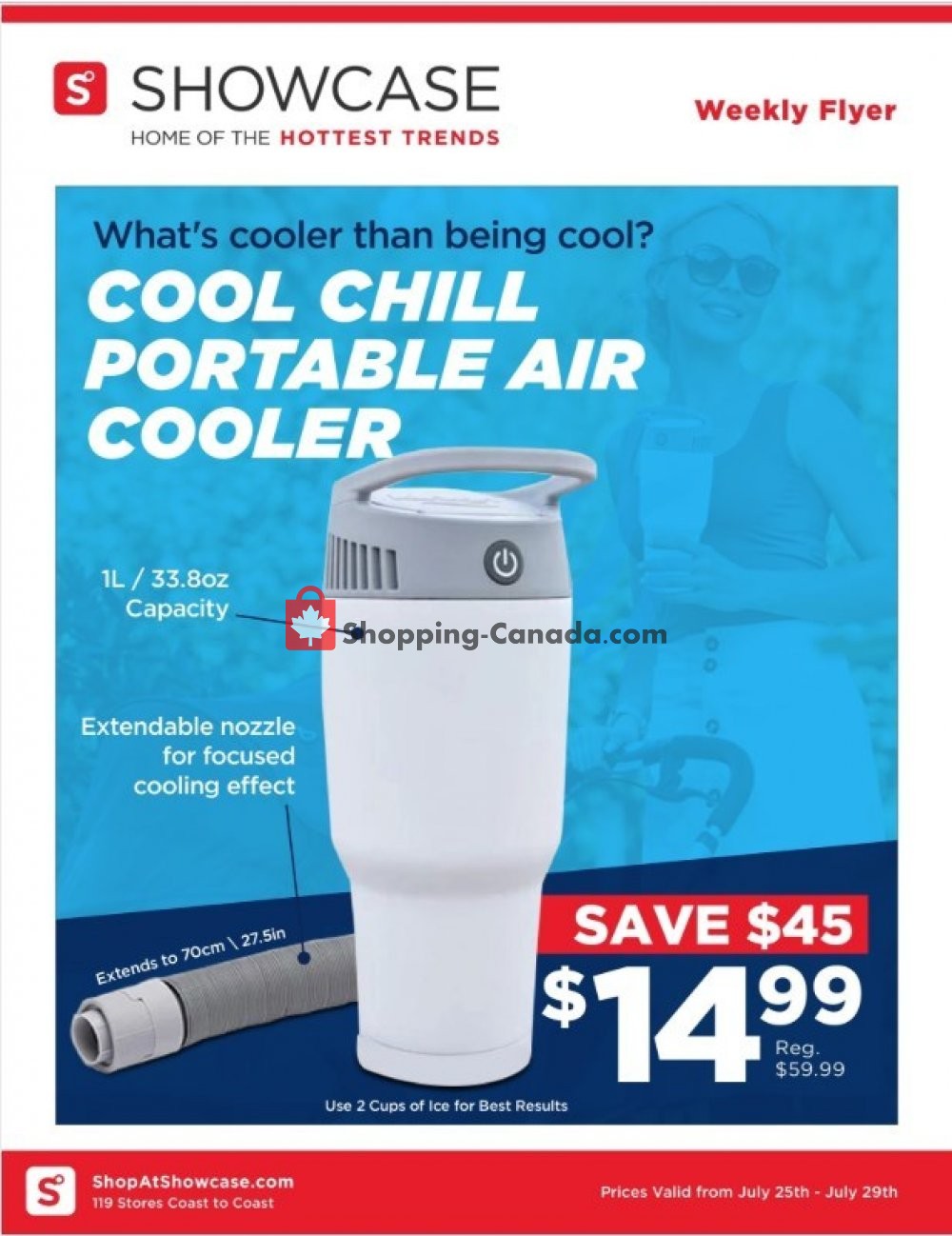 Showcase flyer from Thursday July 25, 2019 to Monday July 29, 2019 - page 1