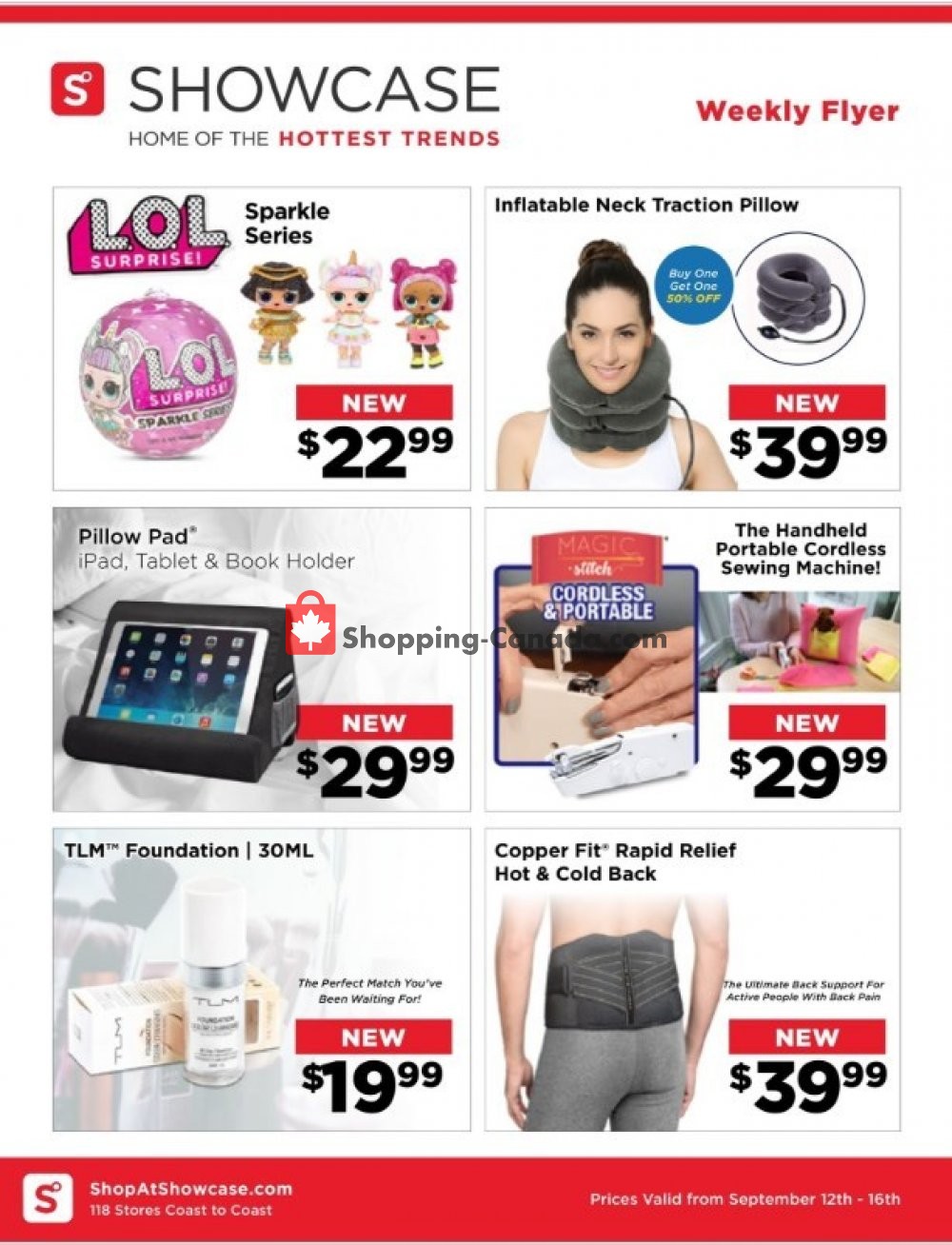 Showcase flyer from Thursday September 12, 2019 to Monday September 16, 2019 - page 2