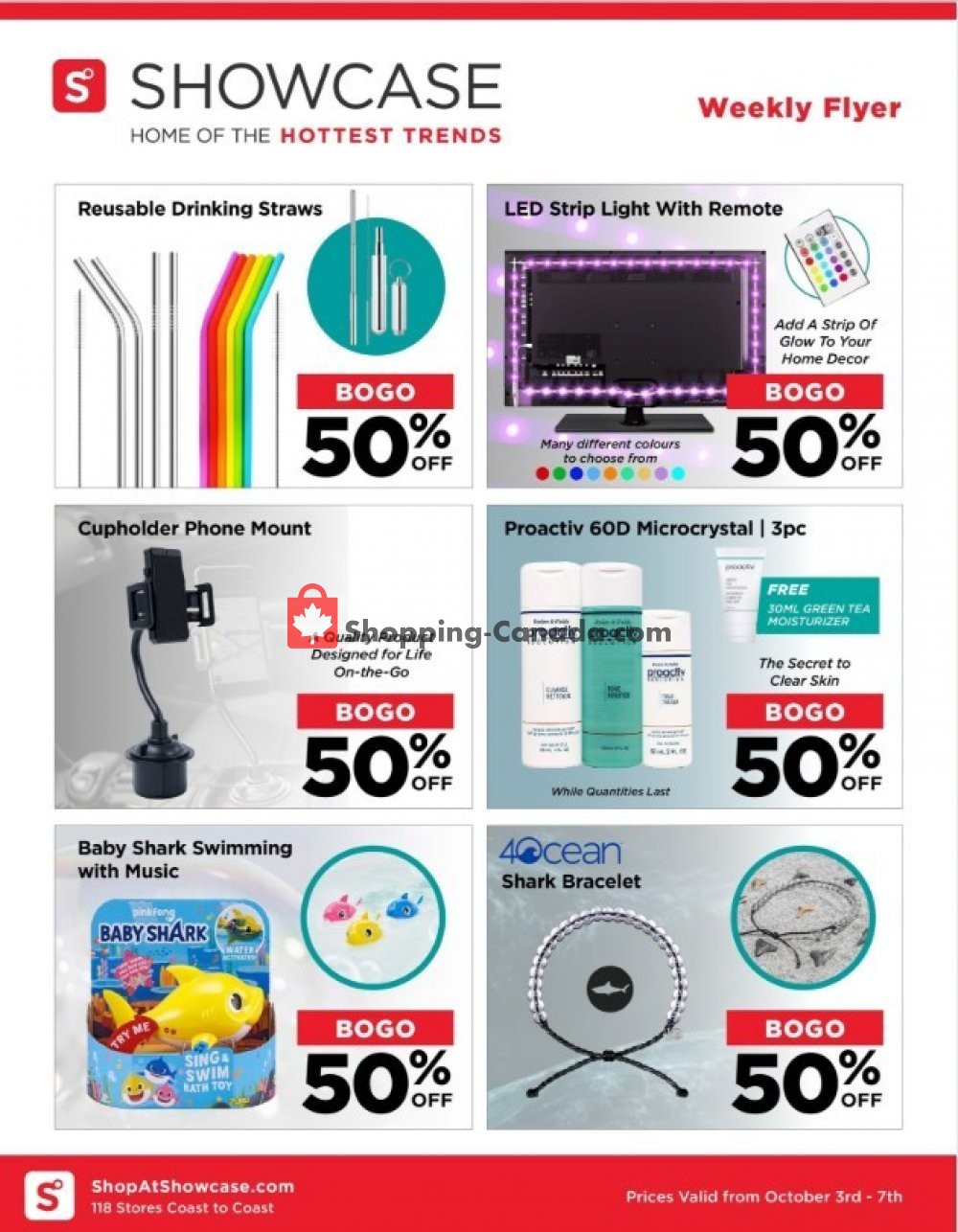 Showcase flyer from Thursday October 3, 2019 to Monday October 7, 2019 - page 2