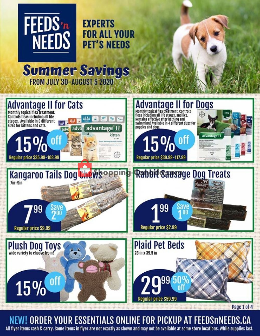 ShurGain Feeds'n Needs flyer from Thursday July 30, 2020 to Wednesday August 5, 2020 - page 1