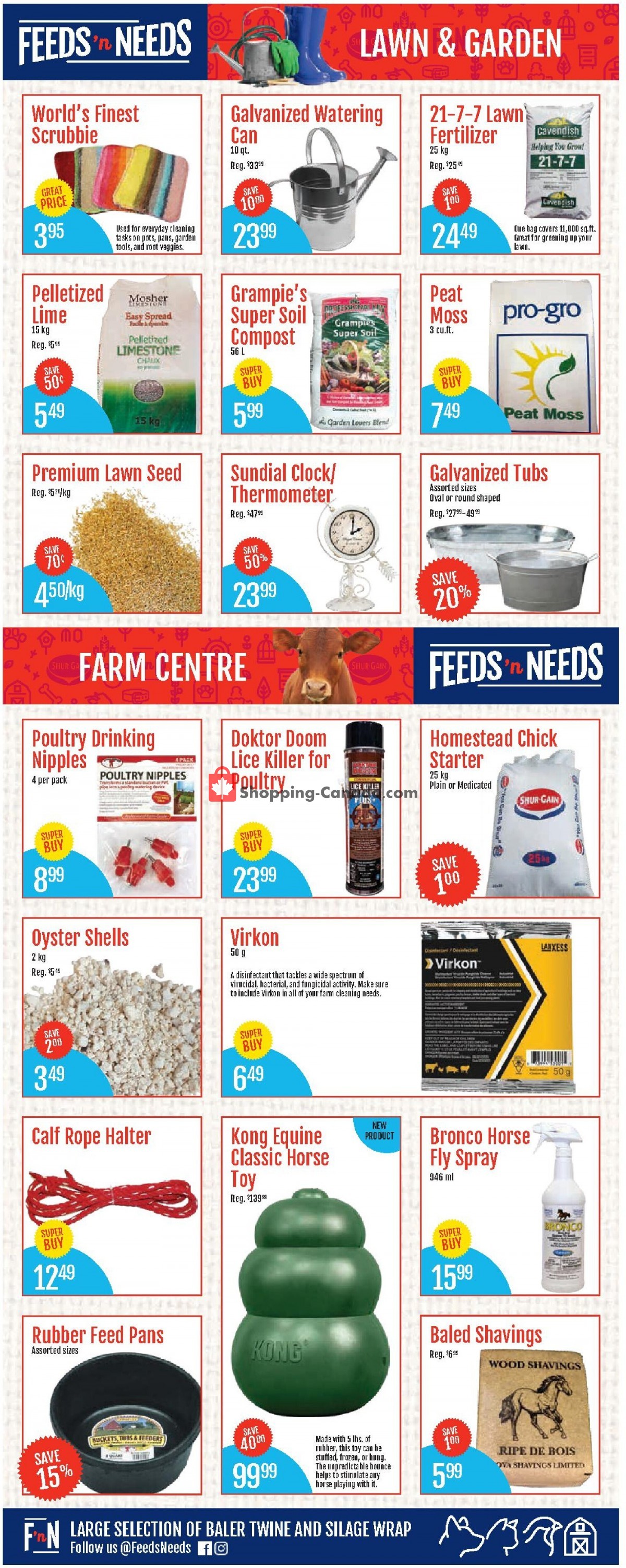 ShurGain Feeds'n Needs Canada, flyer - (Spring Is Here): May 20 - May
