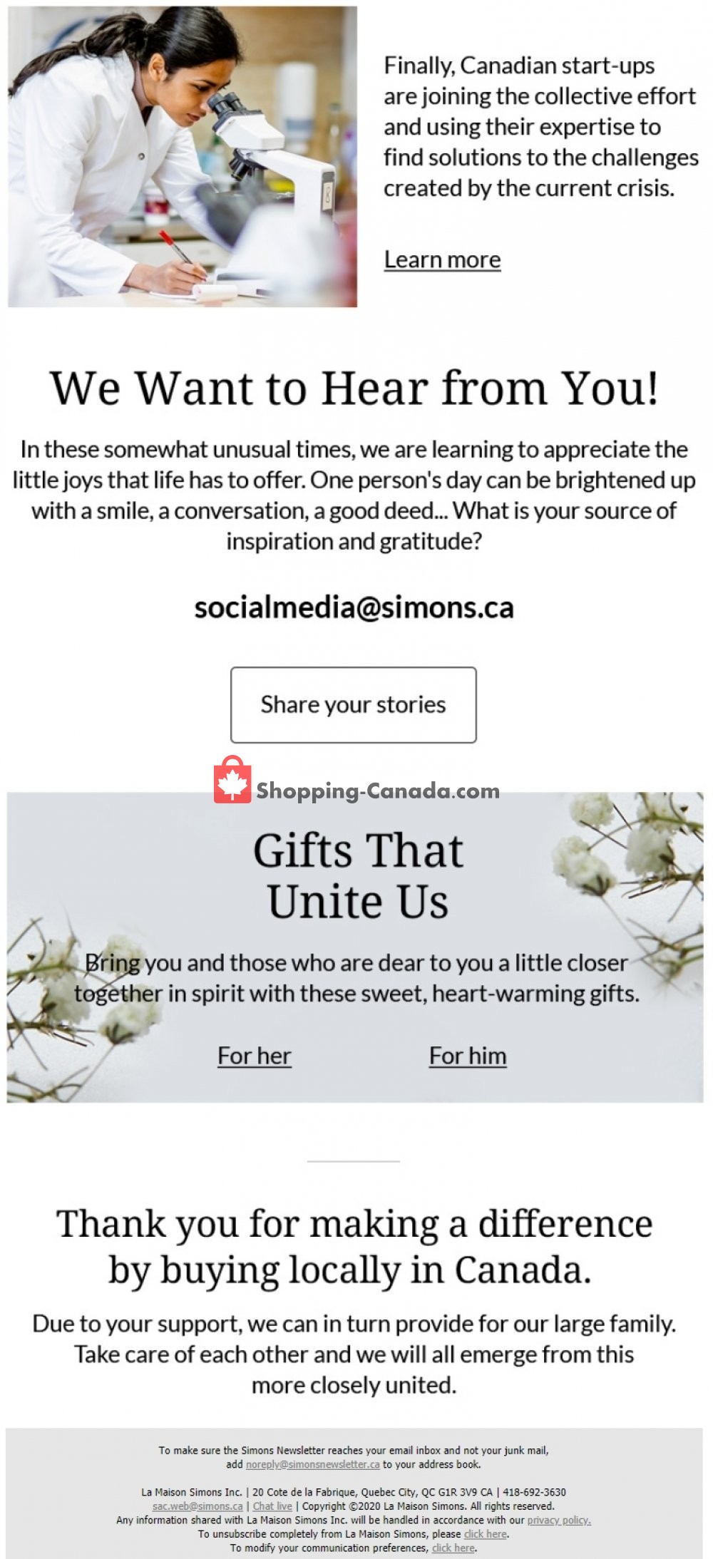 Simons flyer from Tuesday April 21, 2020 to Tuesday April 21, 2020 - page 3