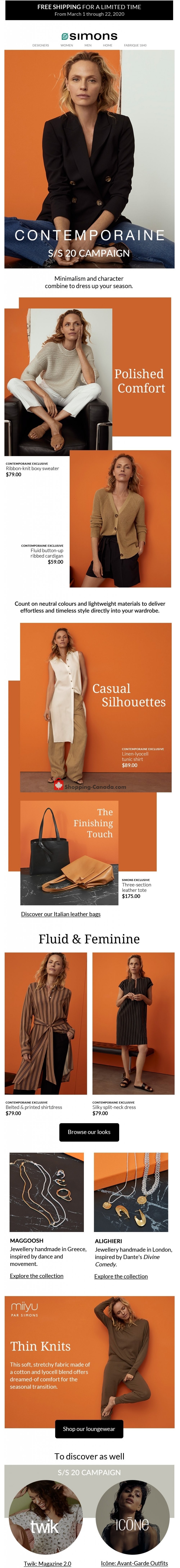 Simons flyer from Sunday March 1, 2020 to Sunday March 22, 2020 - page 3