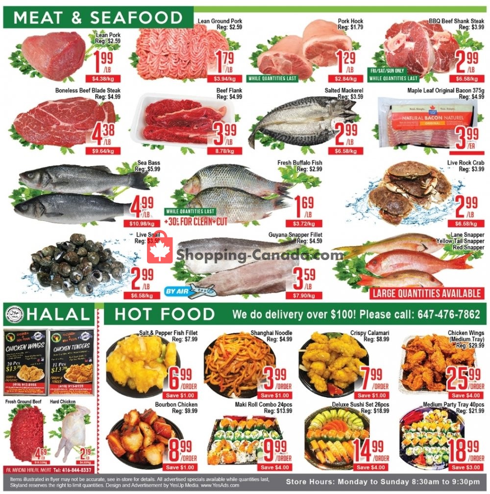 Skyland Food Mart flyer from Friday April 19, 2019 to Thursday April 25, 2019 - page 2