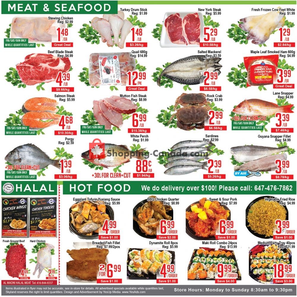Skyland Food Mart flyer from Friday May 3, 2019 to Thursday May 9, 2019 - page 2