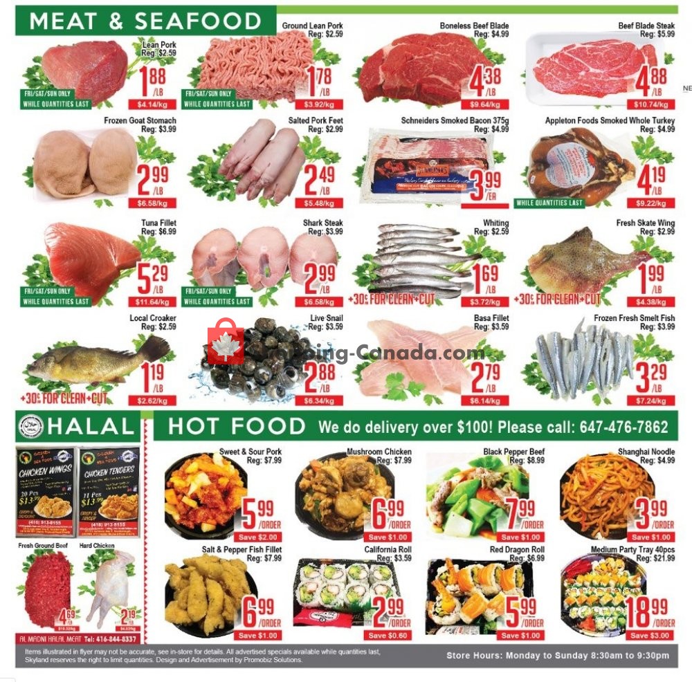 Skyland Food Mart flyer from Friday October 4, 2019 to Thursday October 10, 2019 - page 2