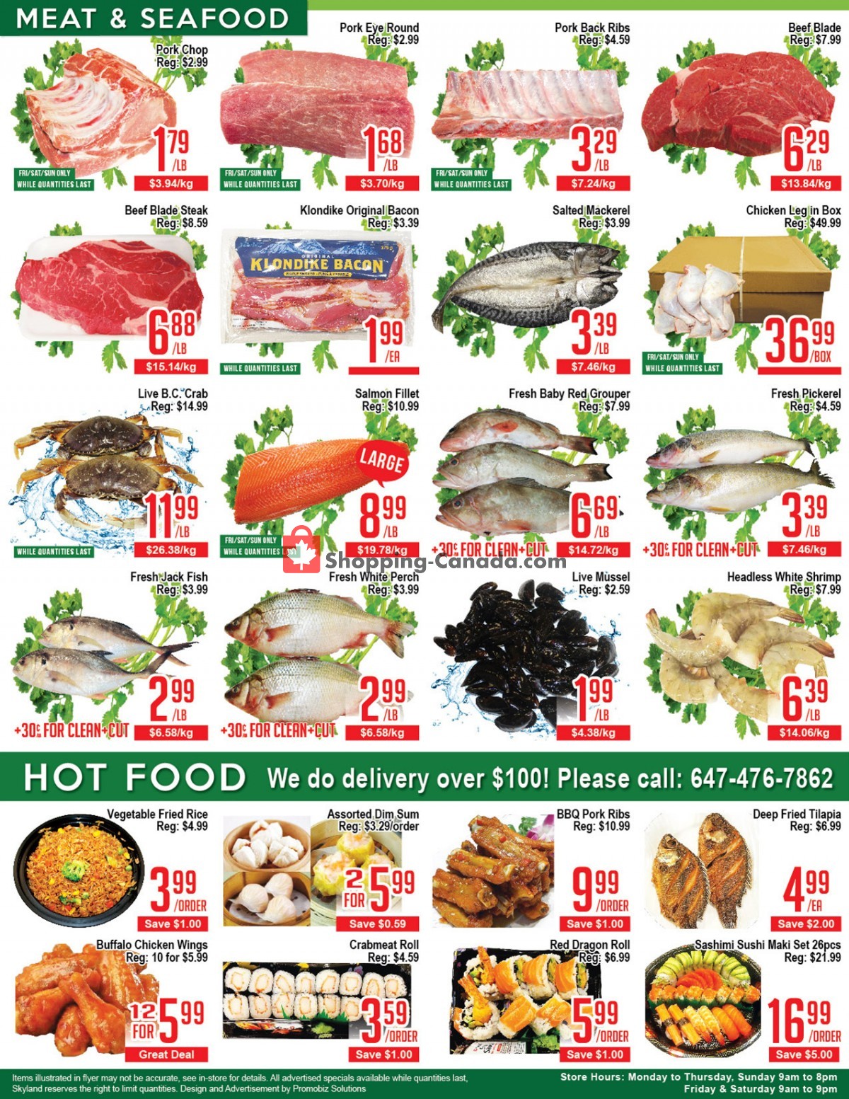 Skyland Food Mart flyer from Friday October 8, 2021 to Thursday October 14, 2021 - page 2