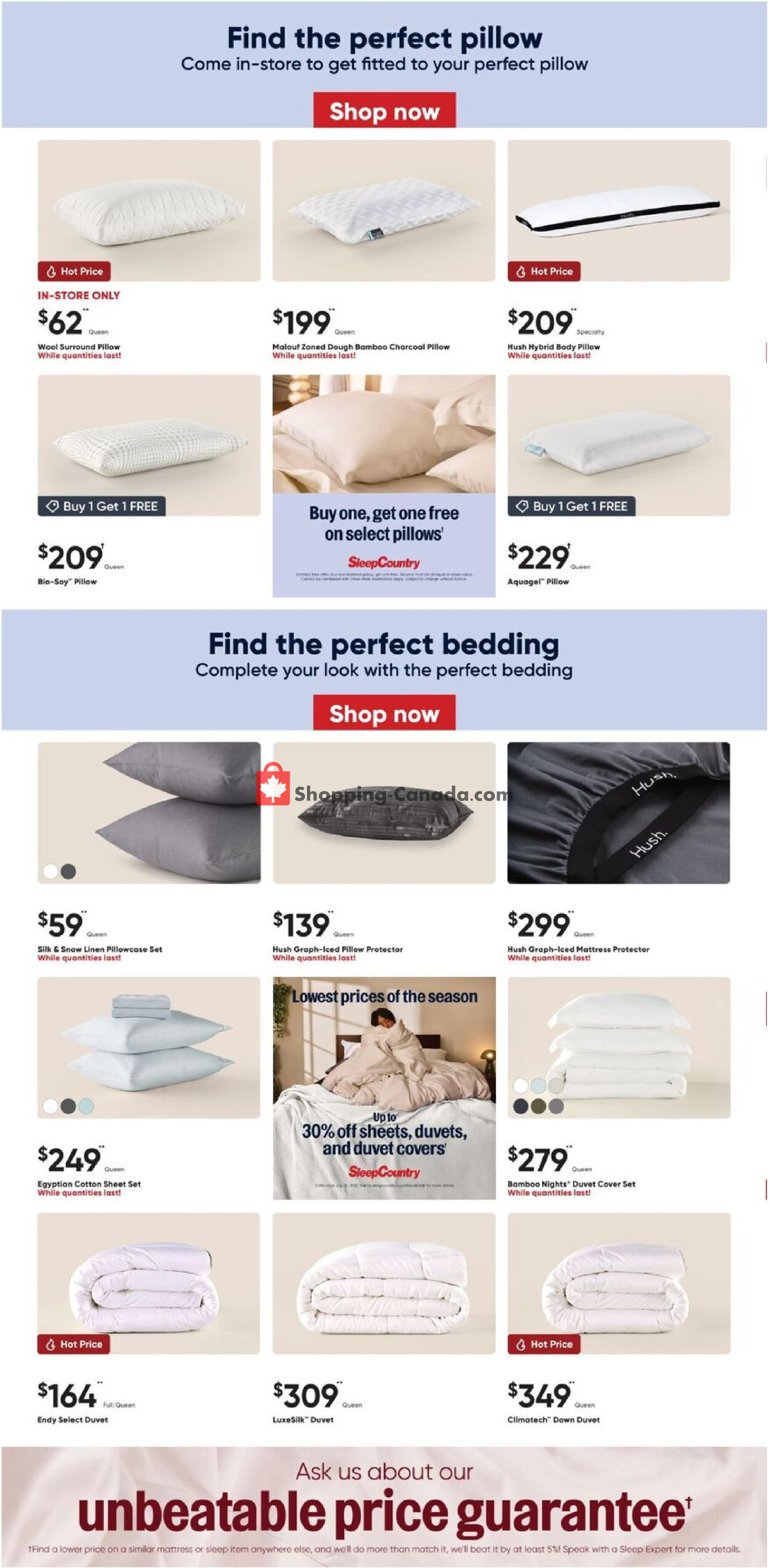 Sleep Country flyer from Wednesday July 8, 2026 to Sunday July 19, 2026 - page 2