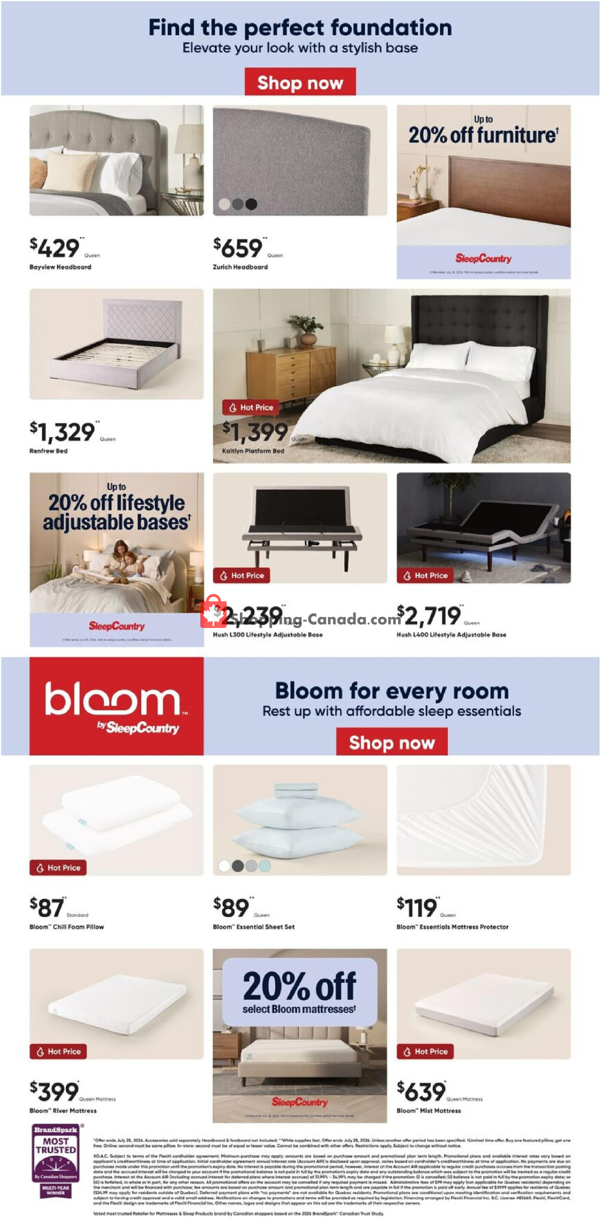 Sleep Country flyer from Wednesday June 10, 2026 to Tuesday June 23, 2026 - page 4