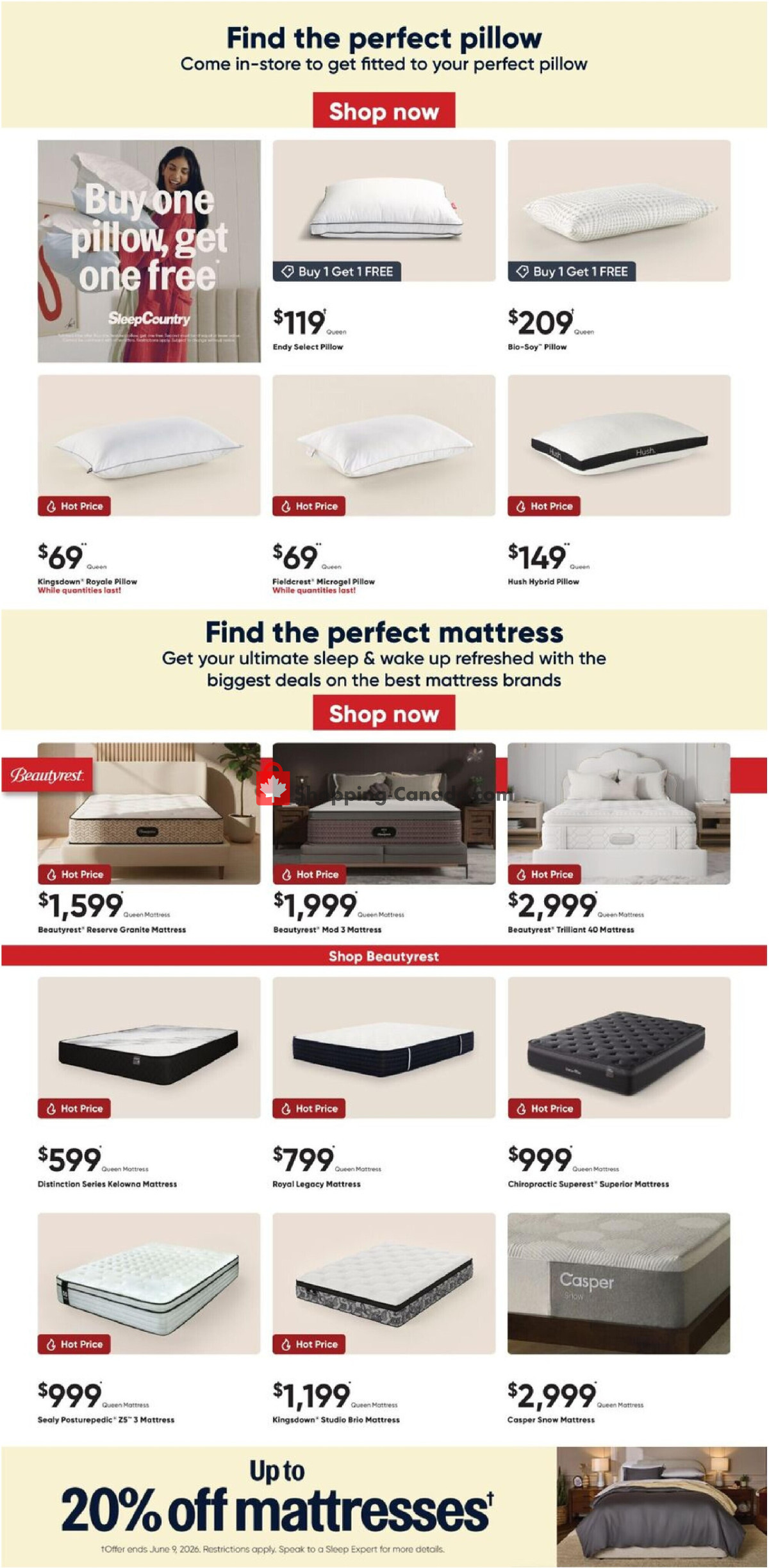 Sleep Country flyer from Wednesday May 27, 2026 to Tuesday June 9, 2026 - page 3
